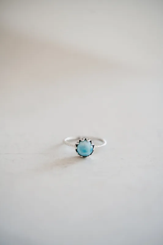 Molly Ring | Larimar - FINAL SALE sold by Goldie Lew