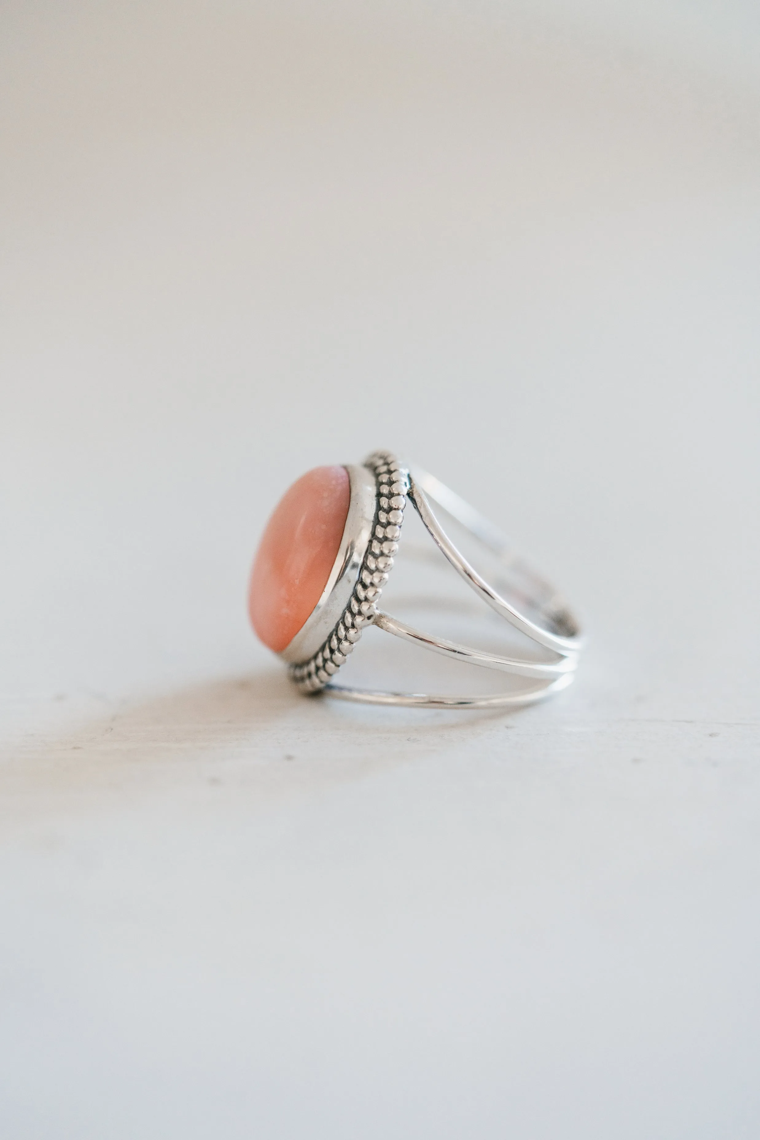 Trish Ring | Pink Opal sold by Goldie Lew product image thumbnail 3