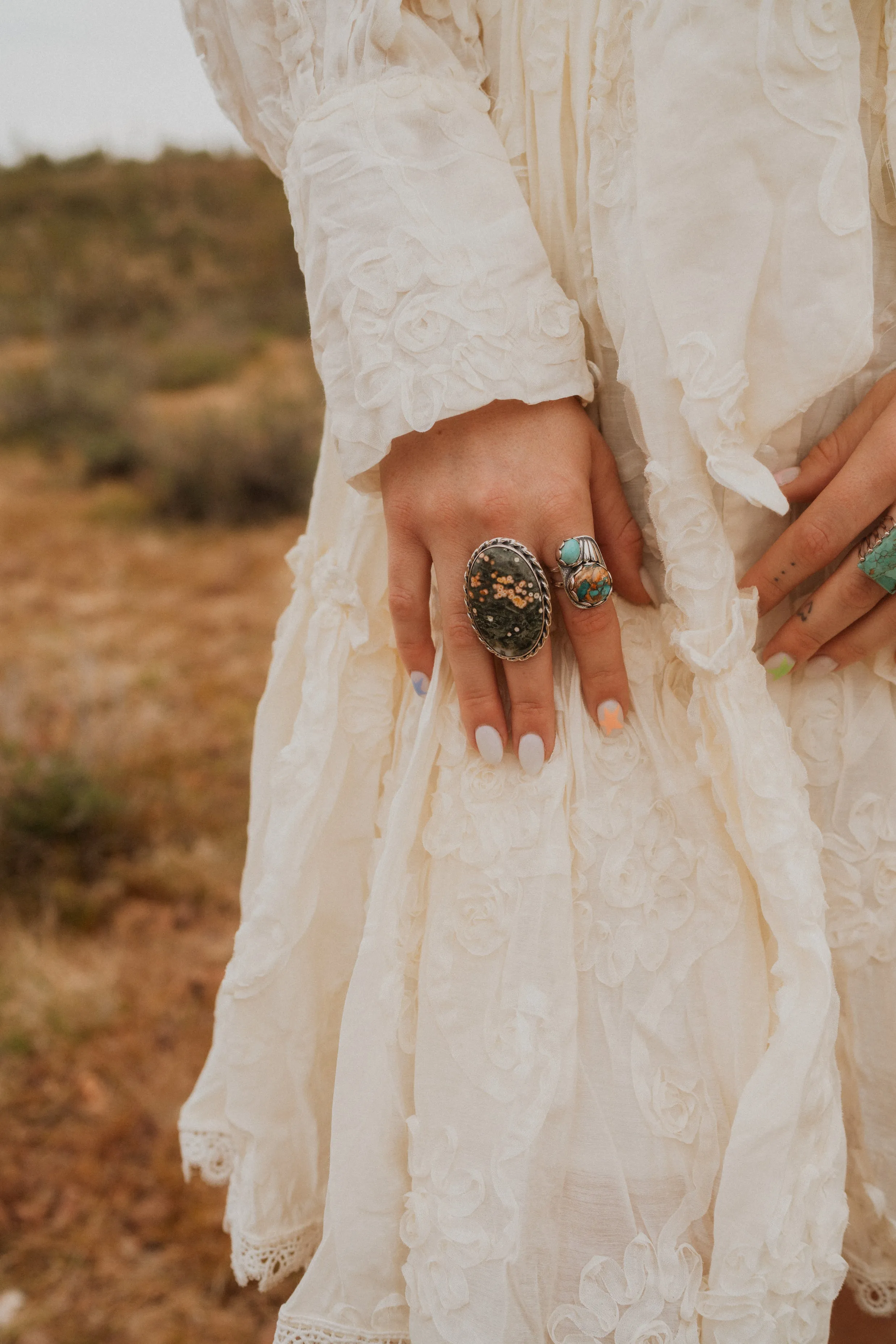 Tamara Ring | Ocean Jasper sold by Goldie Lew product image thumbnail 3