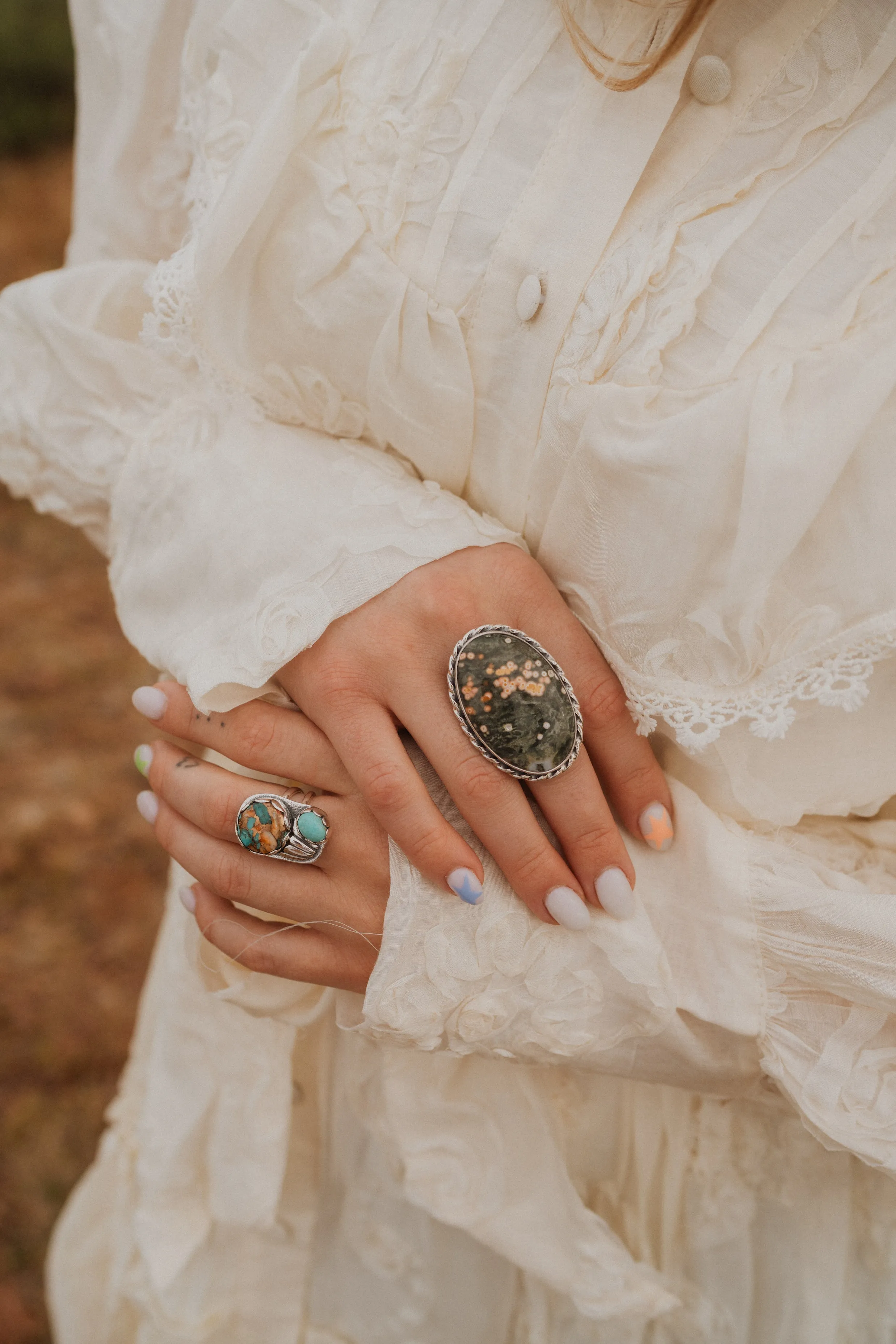 Tamara Ring | Ocean Jasper sold by Goldie Lew product image thumbnail 4