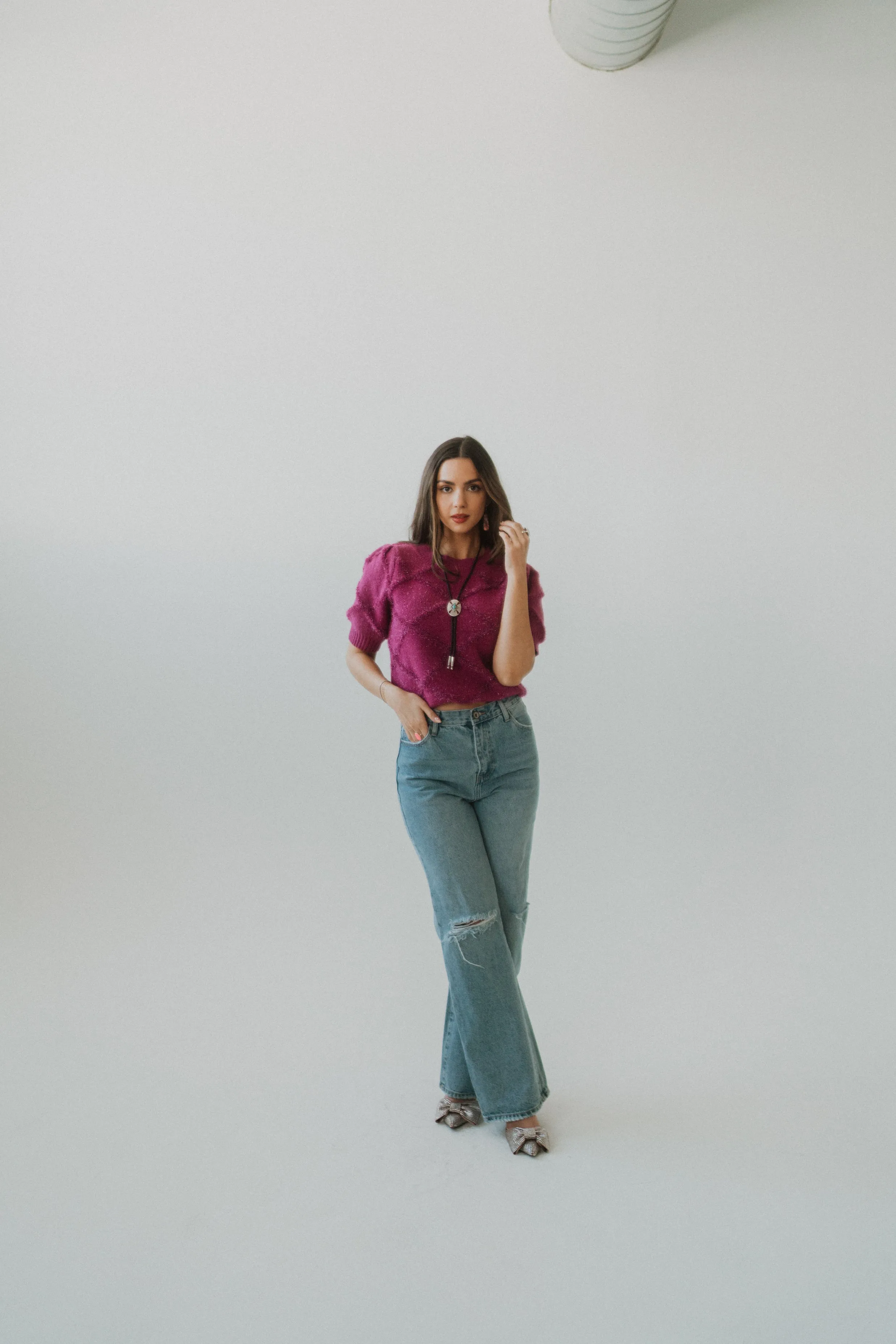 Magneta Knit Top - FINAL SALE sold by Goldie Lew product image thumbnail 3