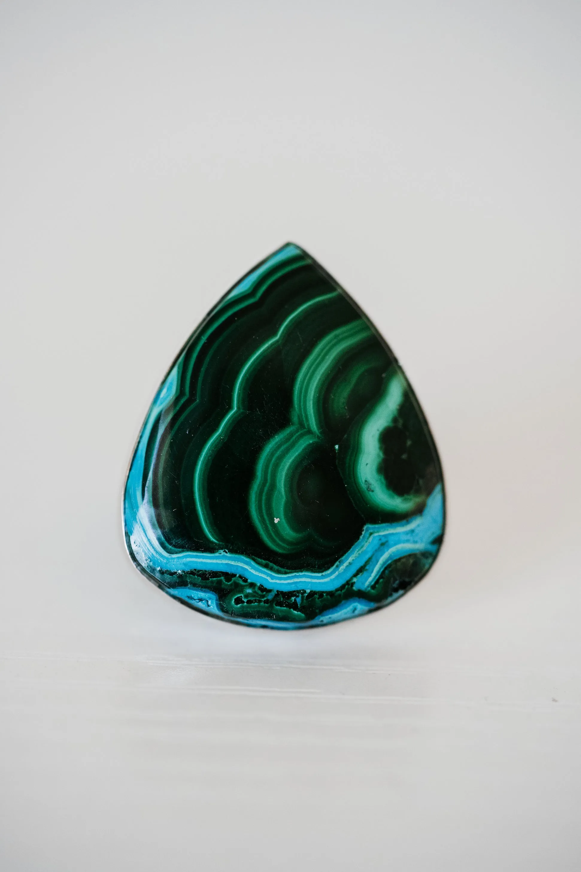Doen Ring | Amazonite Malachite sold by Goldie Lew product image thumbnail 5