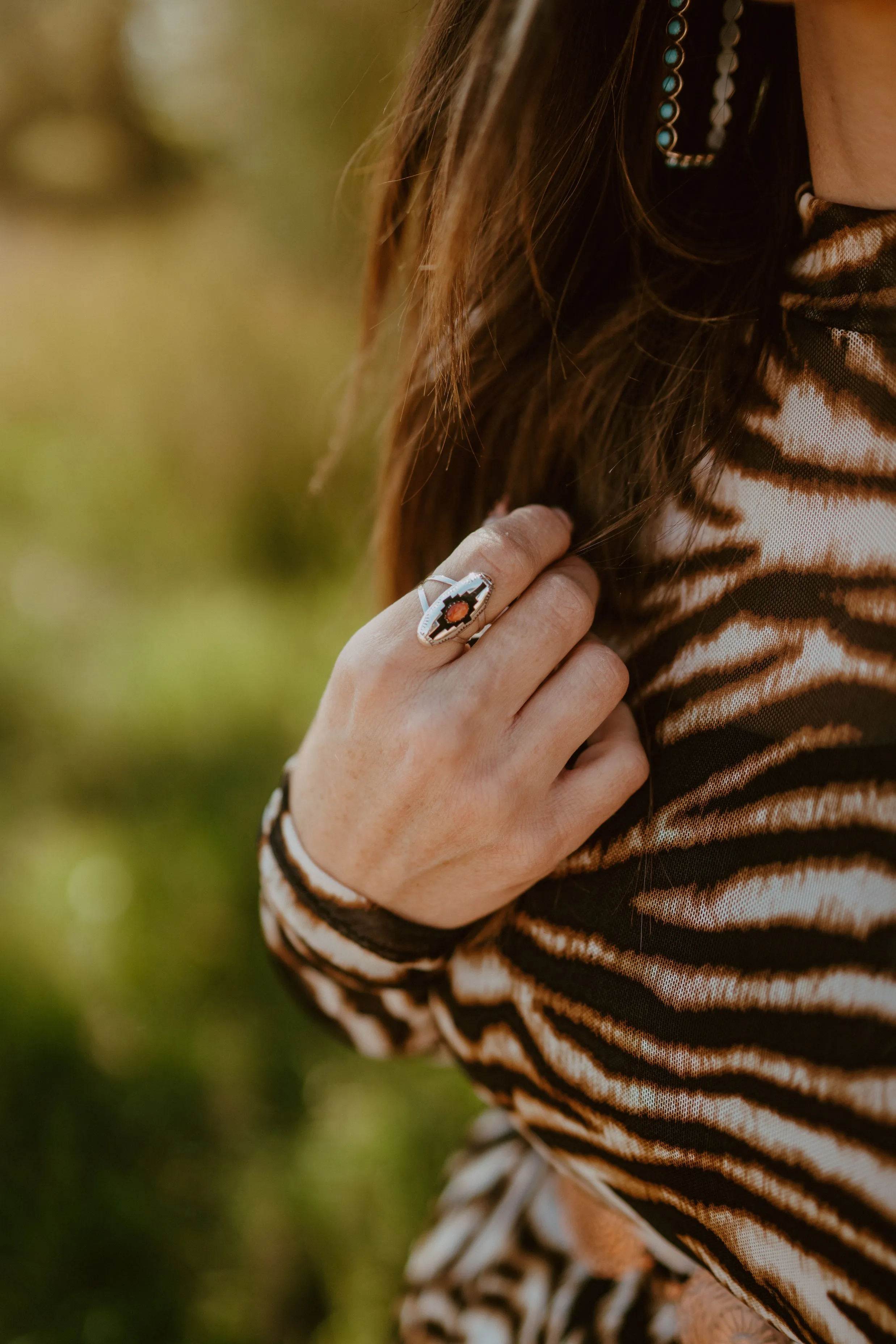 Jenna Ring | Coral sold by Goldie Lew product image thumbnail 5