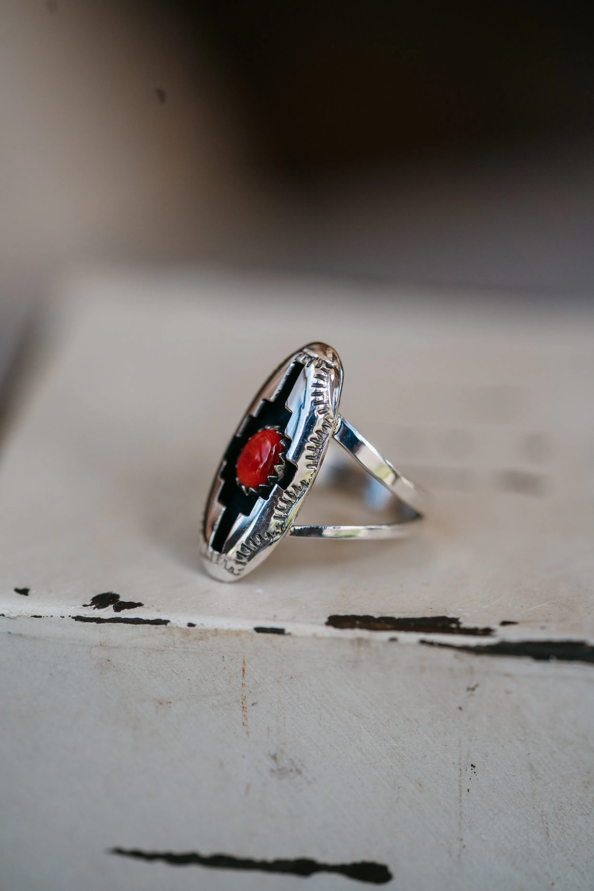 Jenna Ring | Coral sold by Goldie Lew product image thumbnail 2