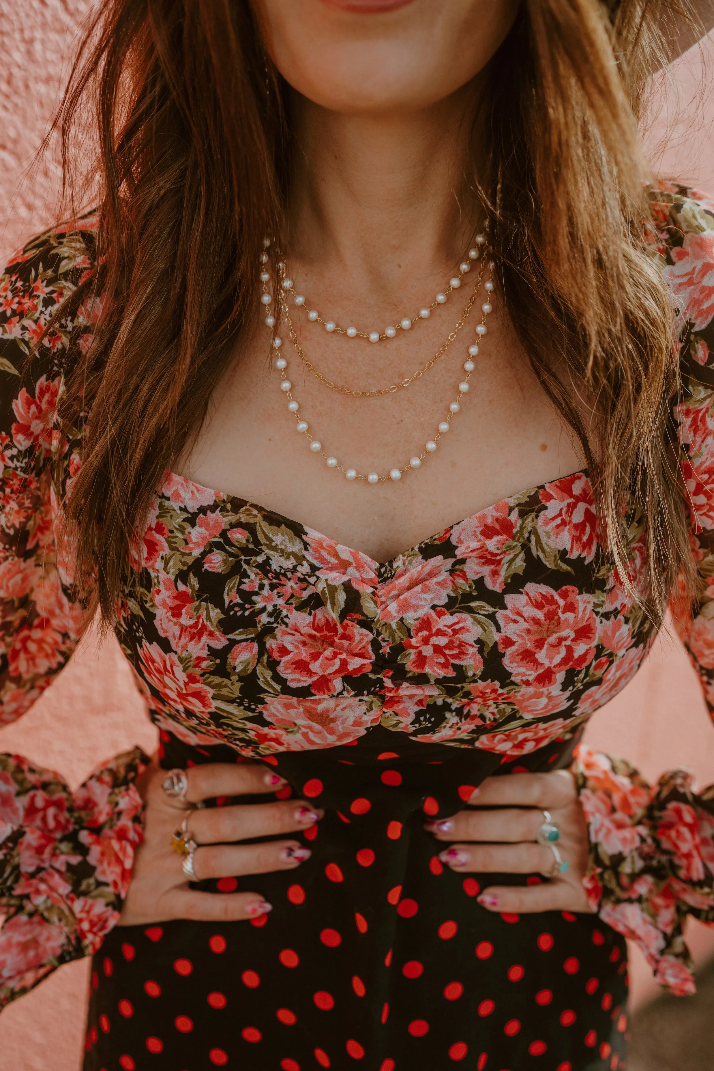 Gold Necklace Set #17 sold by Goldie Lew