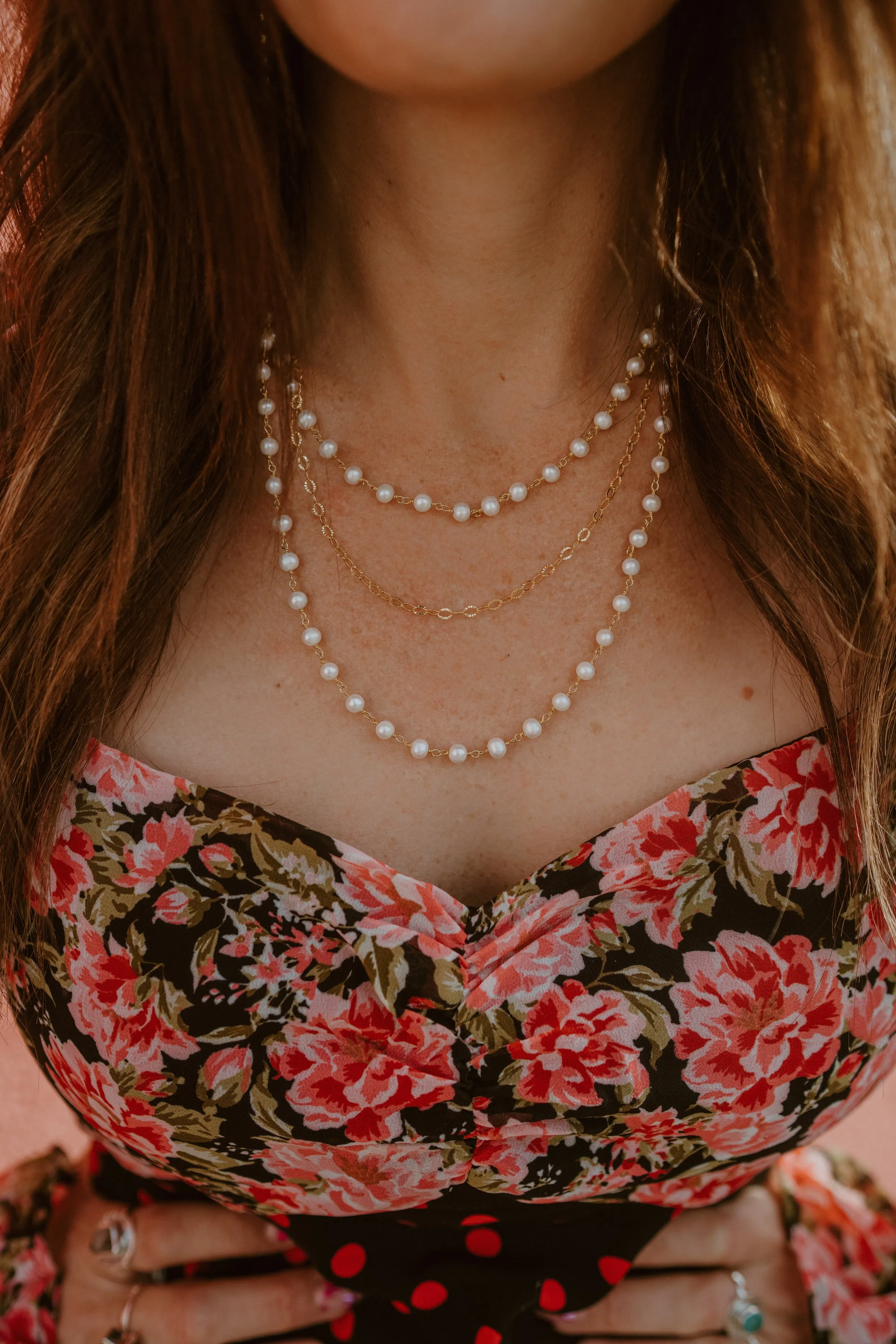 Gold Necklace Set #17 sold by Goldie Lew product image thumbnail 3