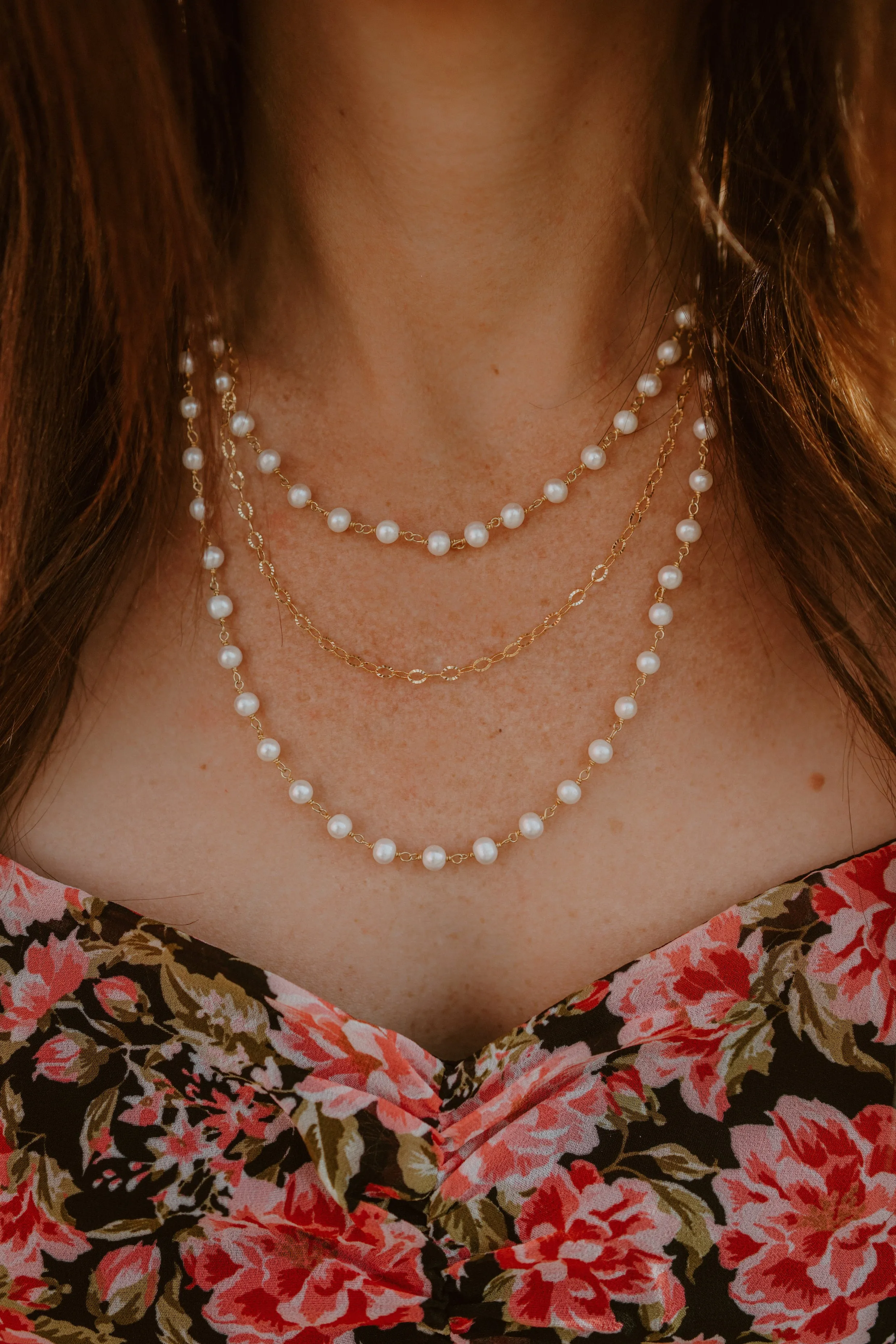 Gold Necklace Set #17 sold by Goldie Lew product image thumbnail 4