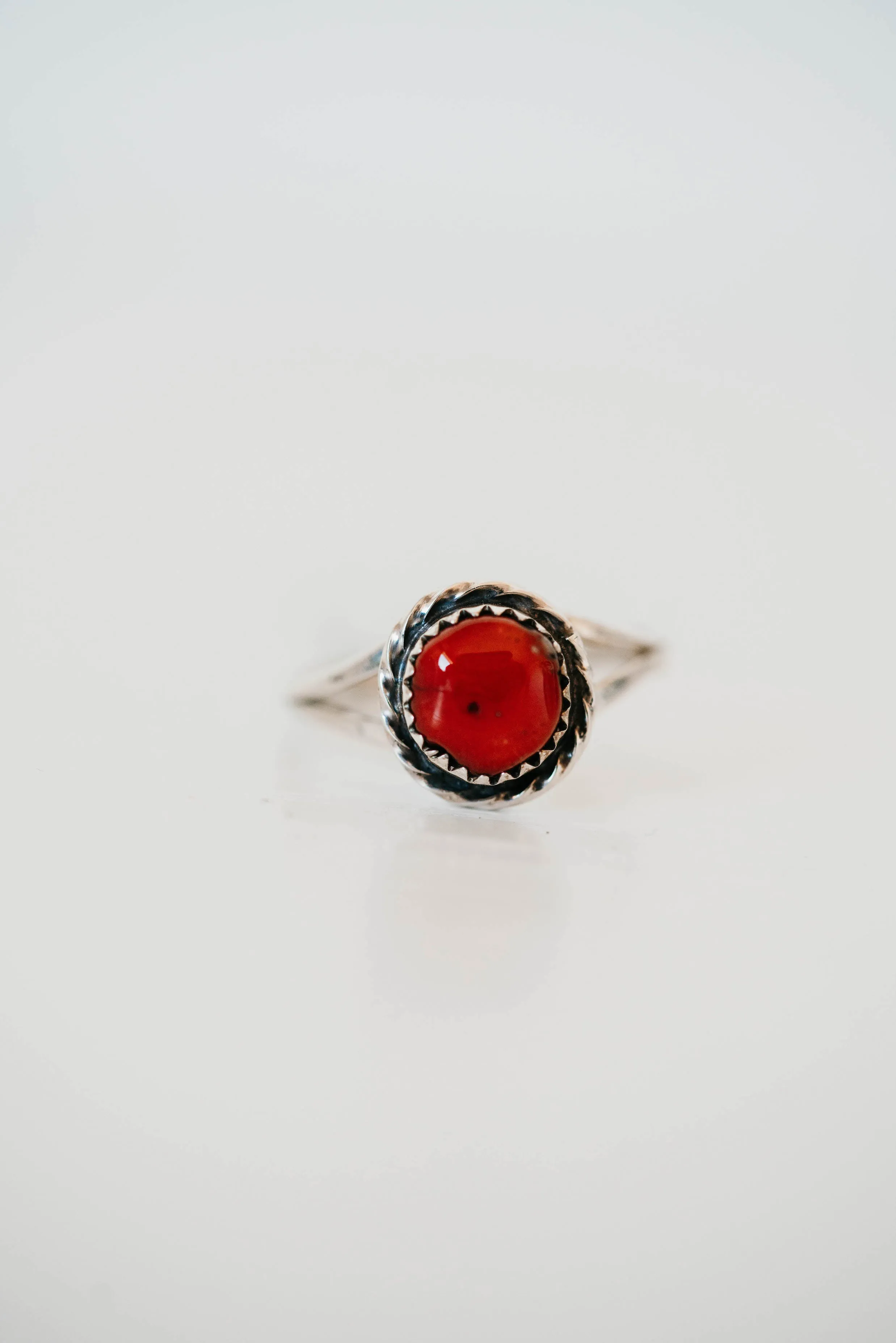 Kinsey Ring | Coral sold by Goldie Lew