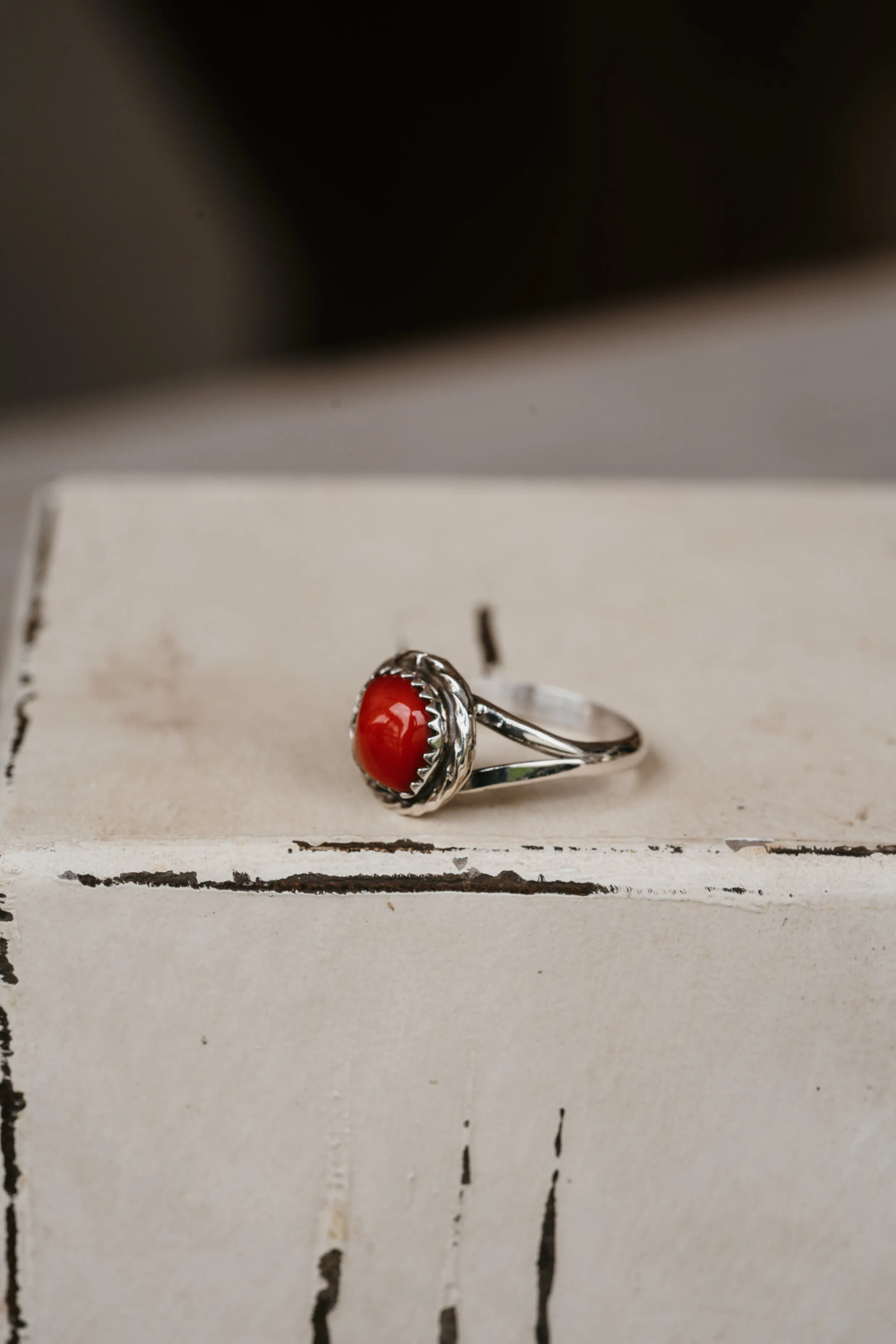 Kinsey Ring | Coral sold by Goldie Lew product image thumbnail 2