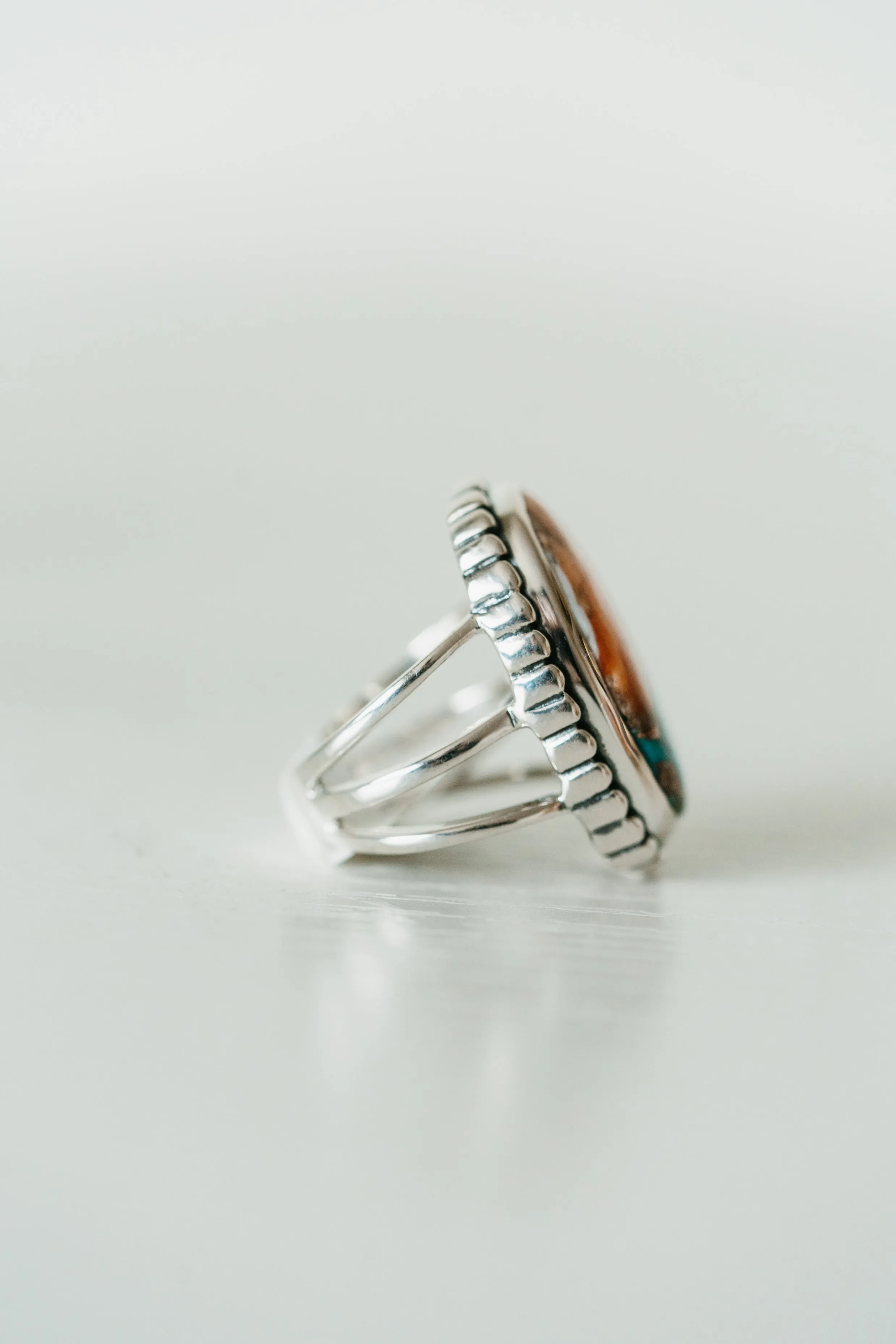 Etta Ring | Spiny Turquoise sold by Goldie Lew product image thumbnail 2