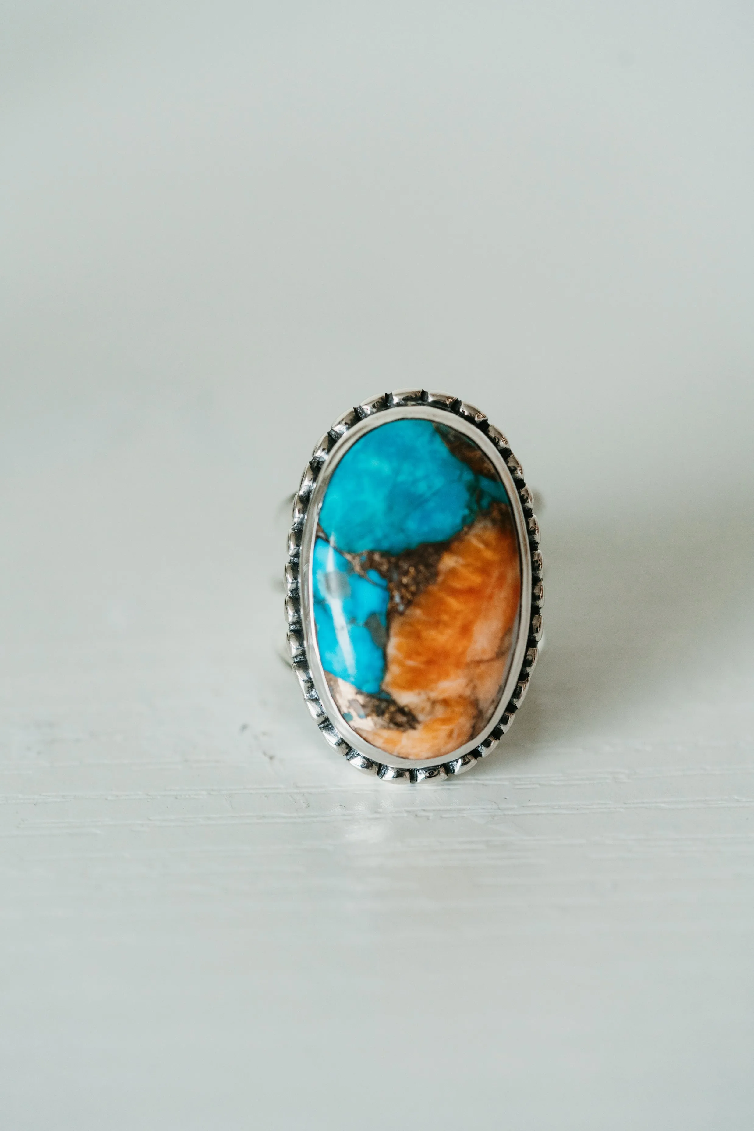 Etta Ring | Spiny Turquoise sold by Goldie Lew