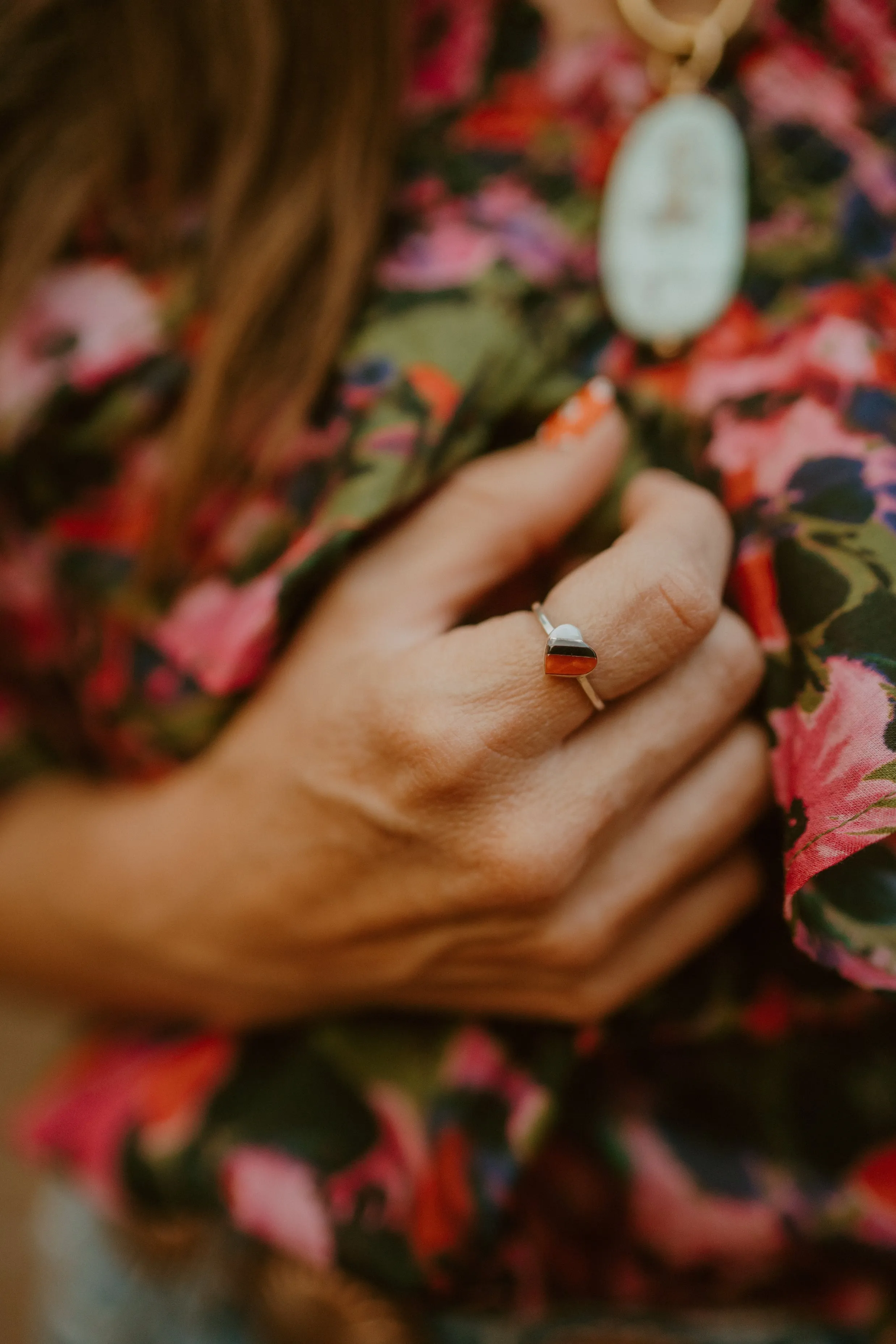 Heart Ring | Small | Red sold by Goldie Lew product image thumbnail 3