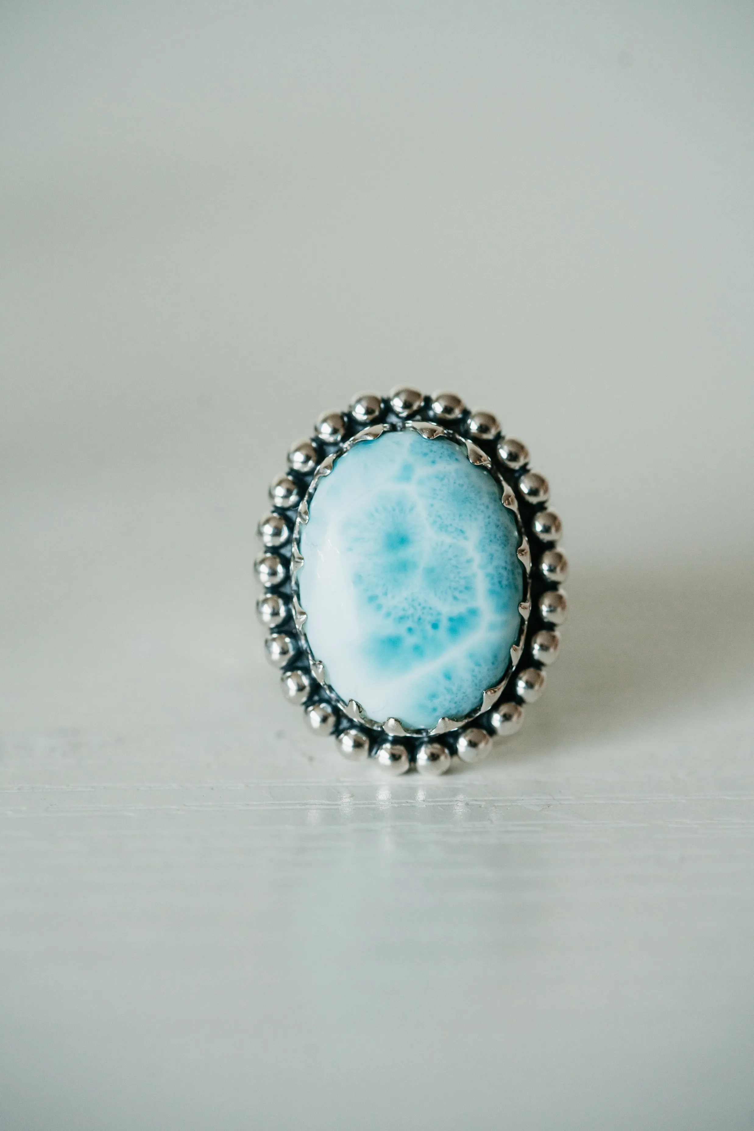 Pollyanna Ring | Larimar sold by Goldie Lew