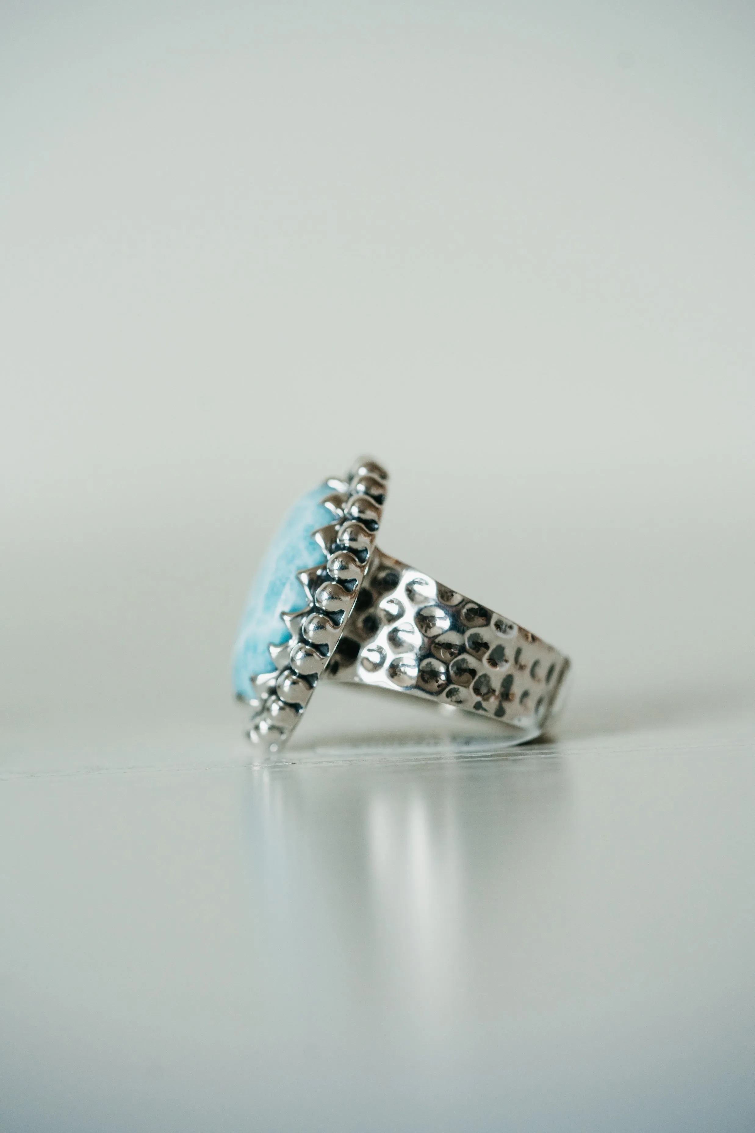 Pollyanna Ring | Larimar sold by Goldie Lew product image thumbnail 3