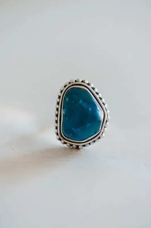Butch Ring | Blue Topaz sold by Goldie Lew