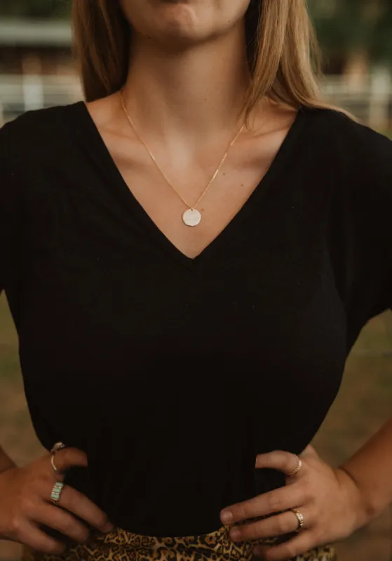 Honey Necklace | Gold Coin sold by Goldie Lew