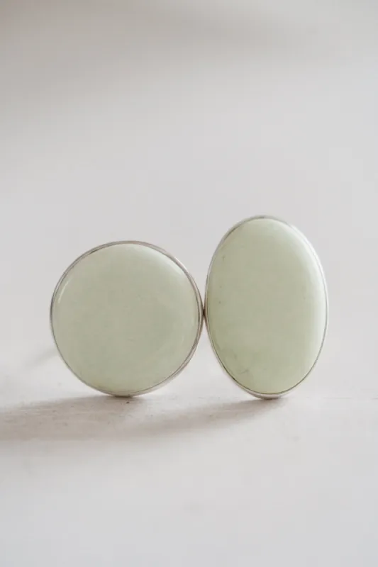 Lenny Ring | Lemon Chrysoprase sold by Goldie Lew