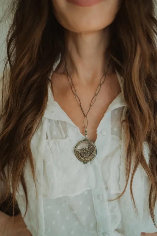 Race Horse Necklace sold by Goldie Lew