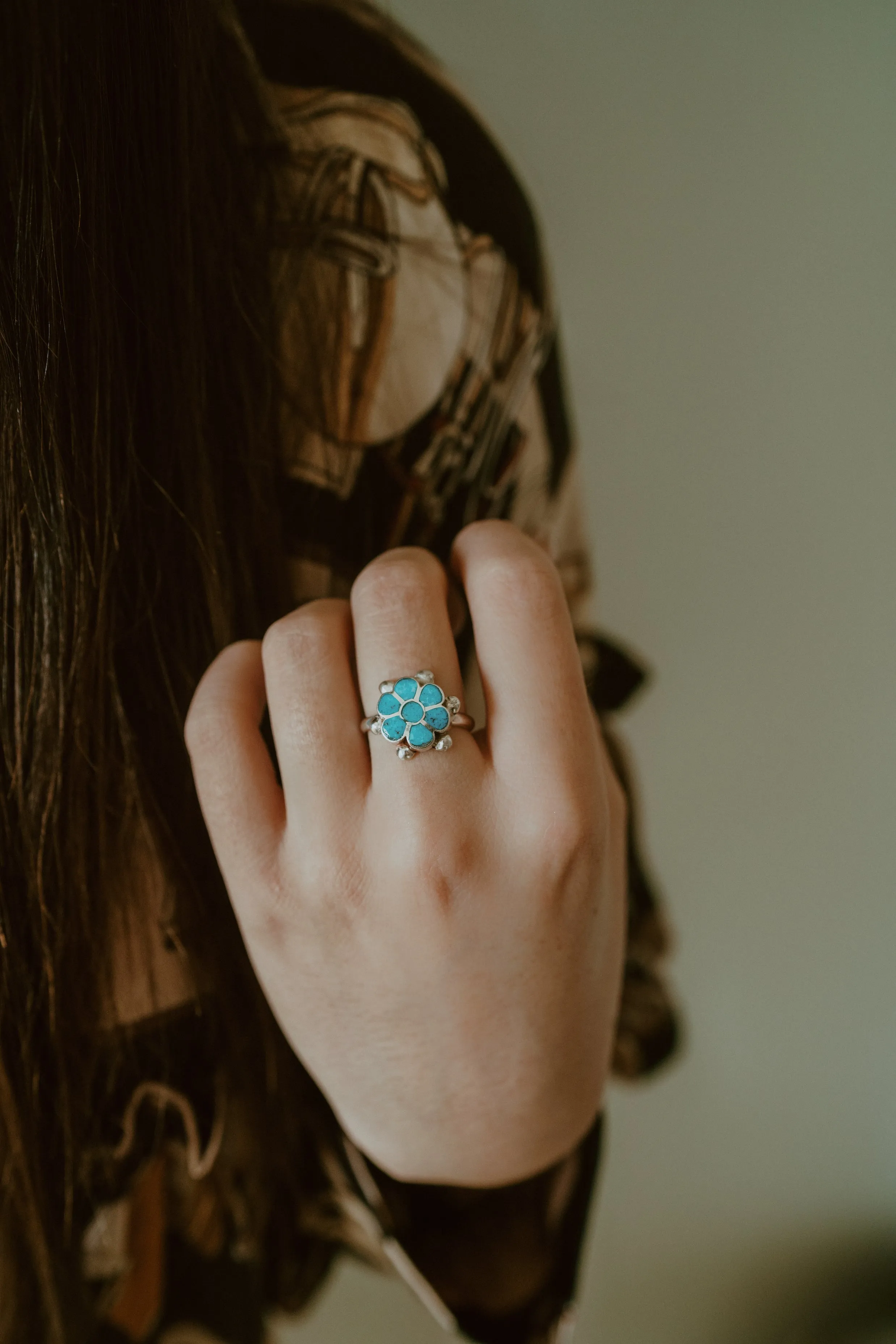 Miranda Ring | Turquoise sold by Goldie Lew product image thumbnail 4
