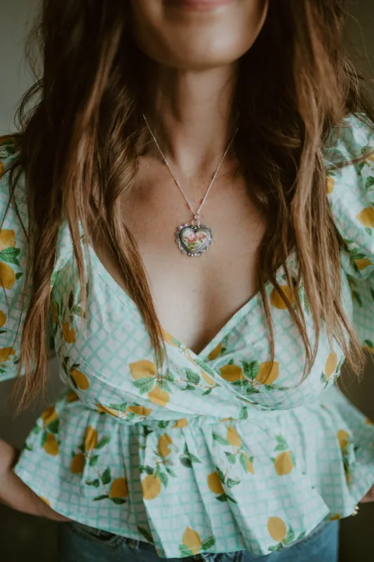 Old Time Floral Necklace | #2 sold by Goldie Lew
