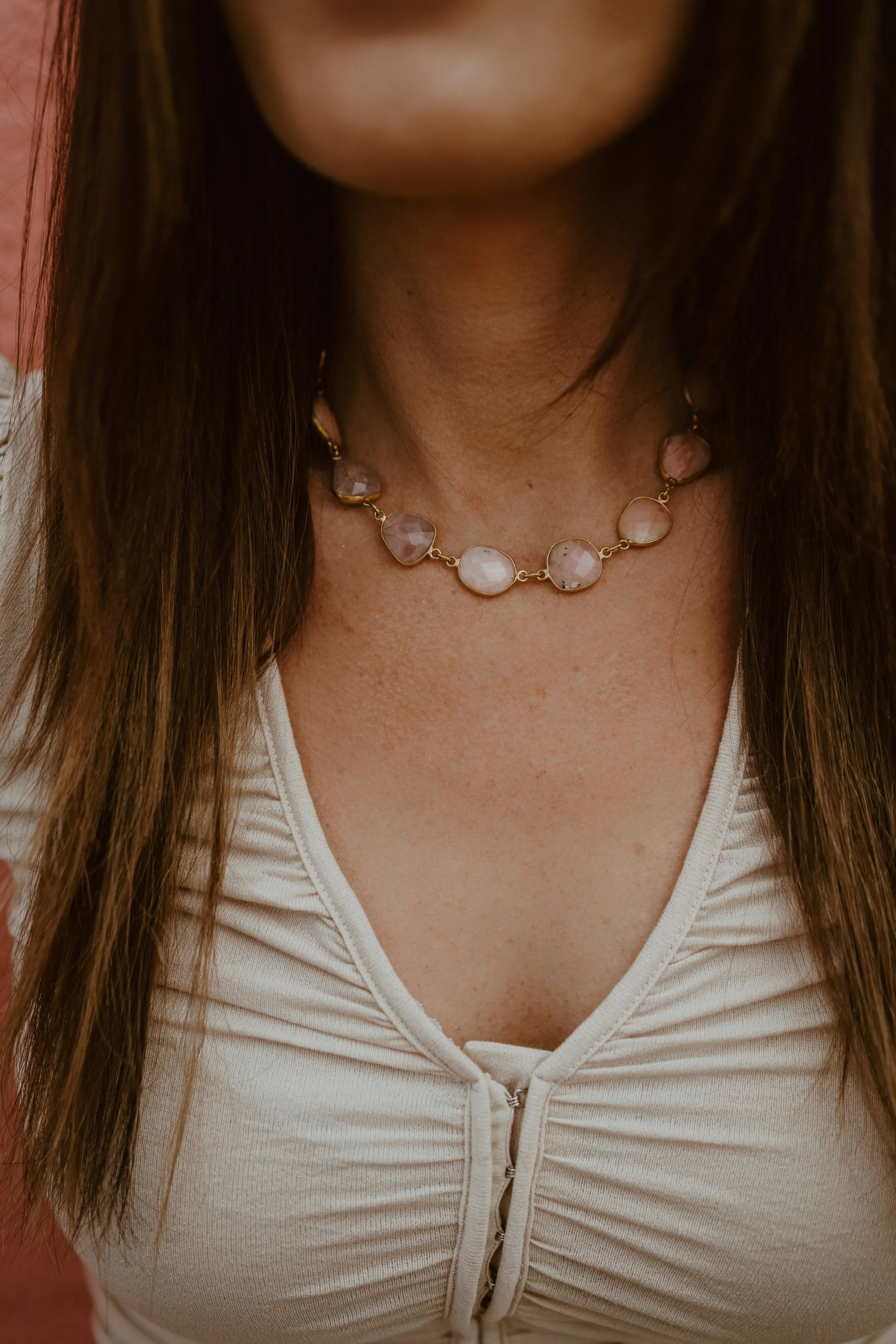 Mauve Necklace sold by Goldie Lew product image thumbnail 2