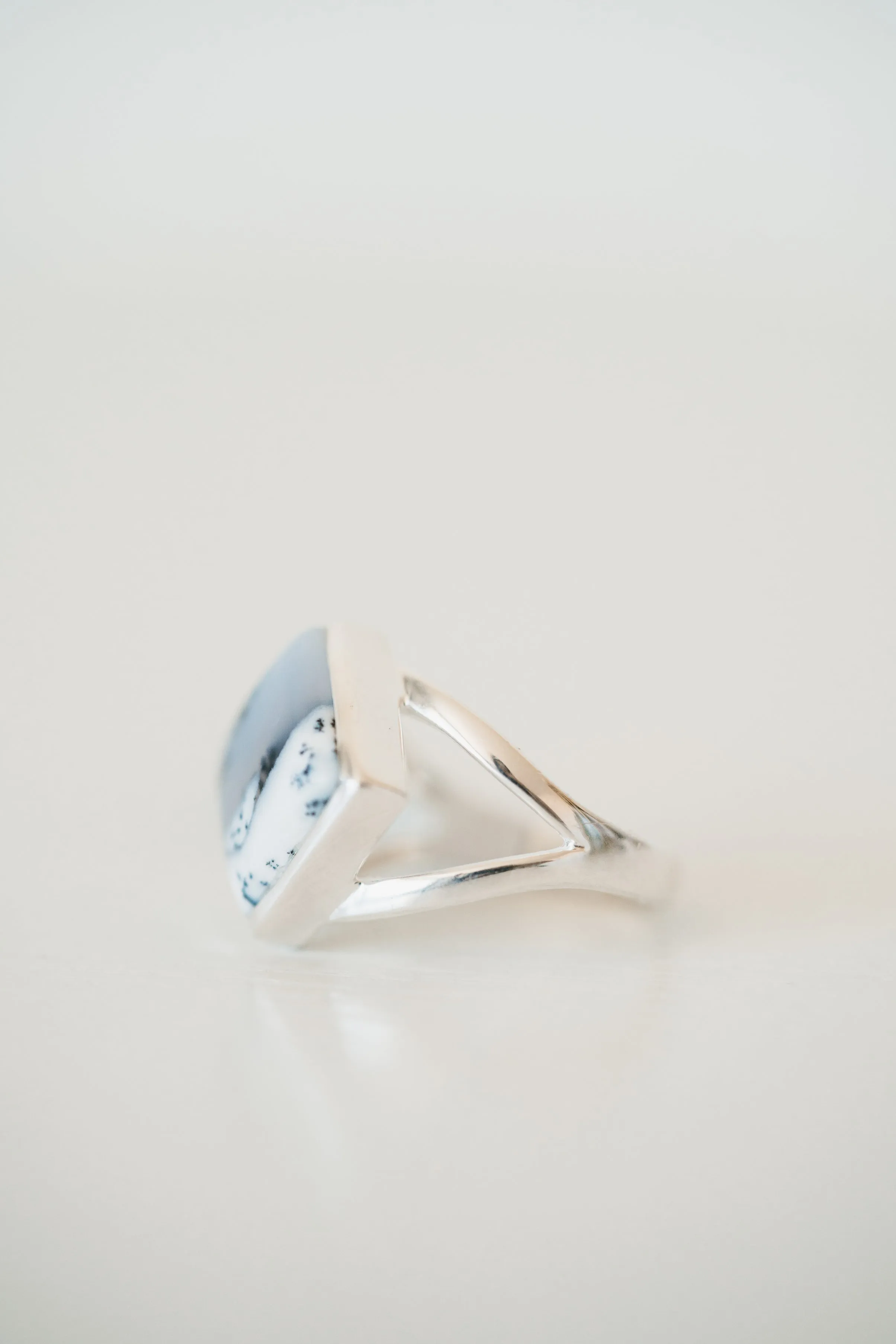 Nella Ring | Dendritic Opal sold by Goldie Lew product image thumbnail 3
