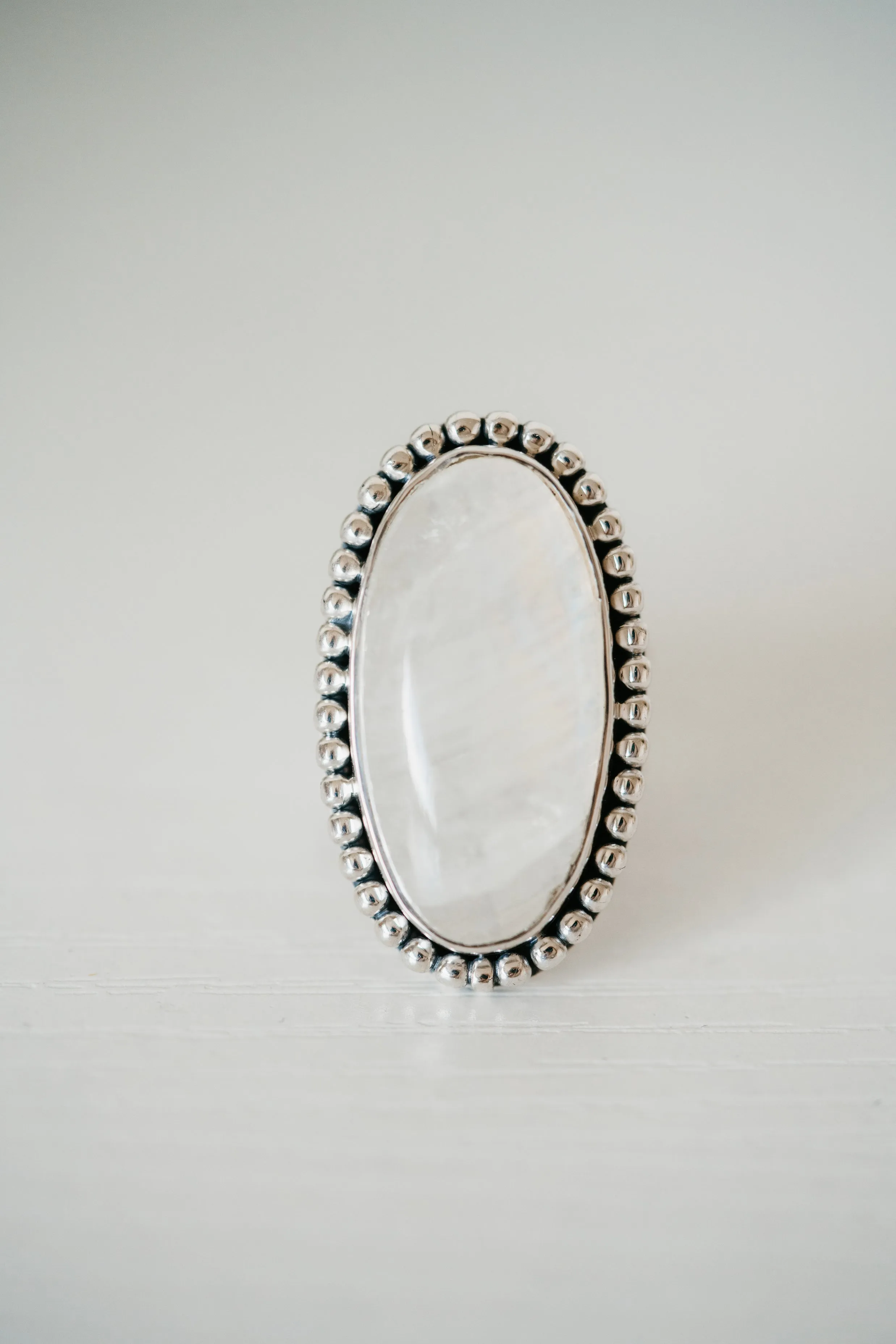 Broadway Street Ring | Moonstone sold by Goldie Lew product image thumbnail 2