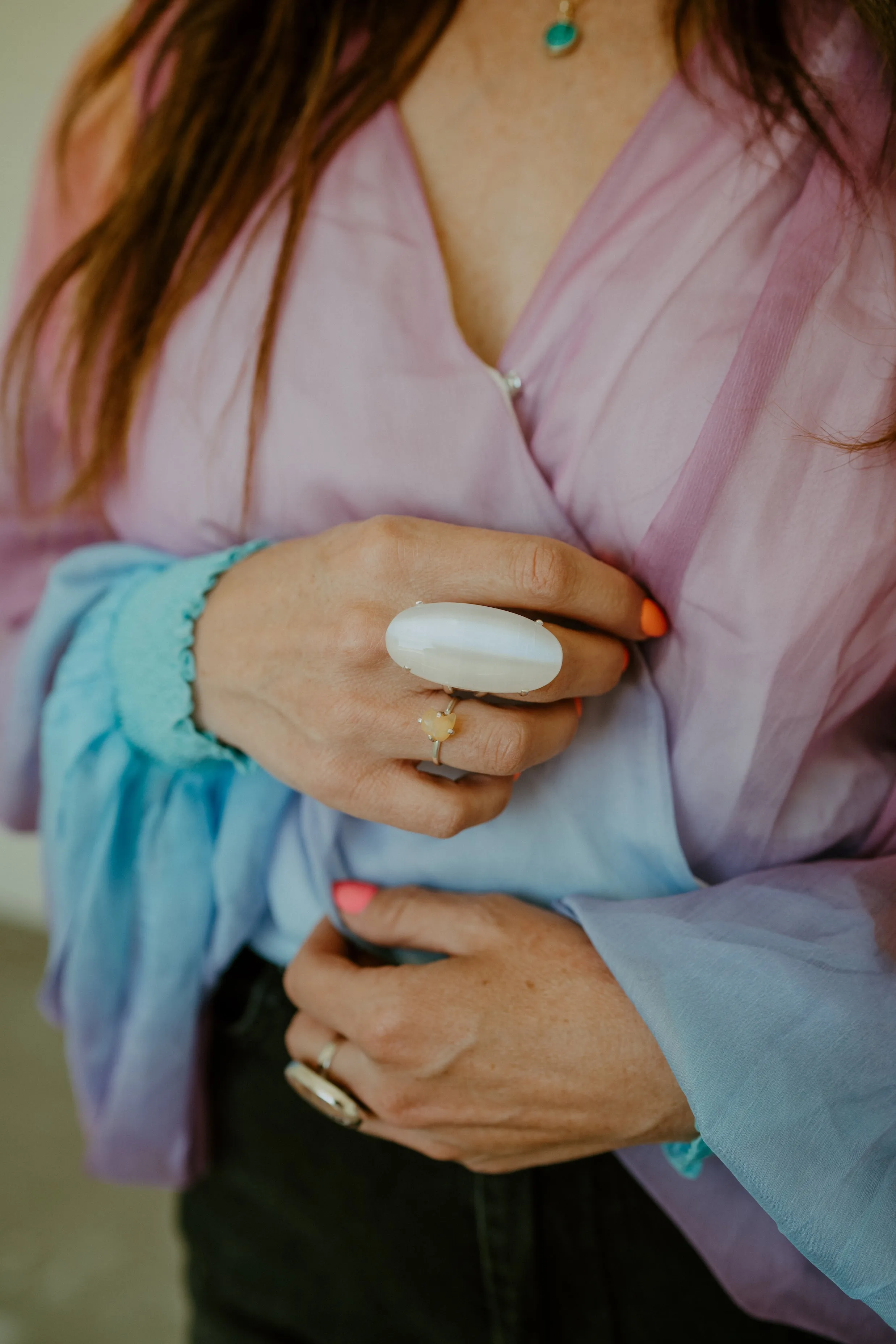 Elsa Ring | Small | Ethiopian Opal sold by Goldie Lew product image thumbnail 2