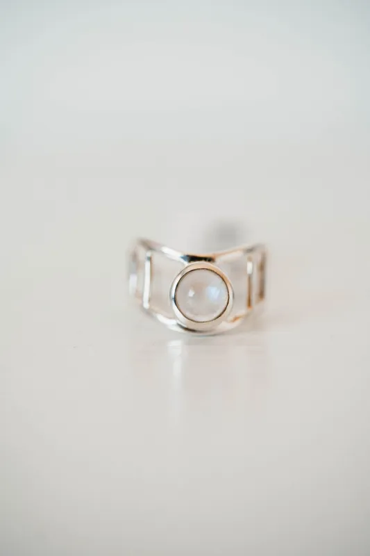 Olly Ring | Moonstone - FINAL SALE sold by Goldie Lew