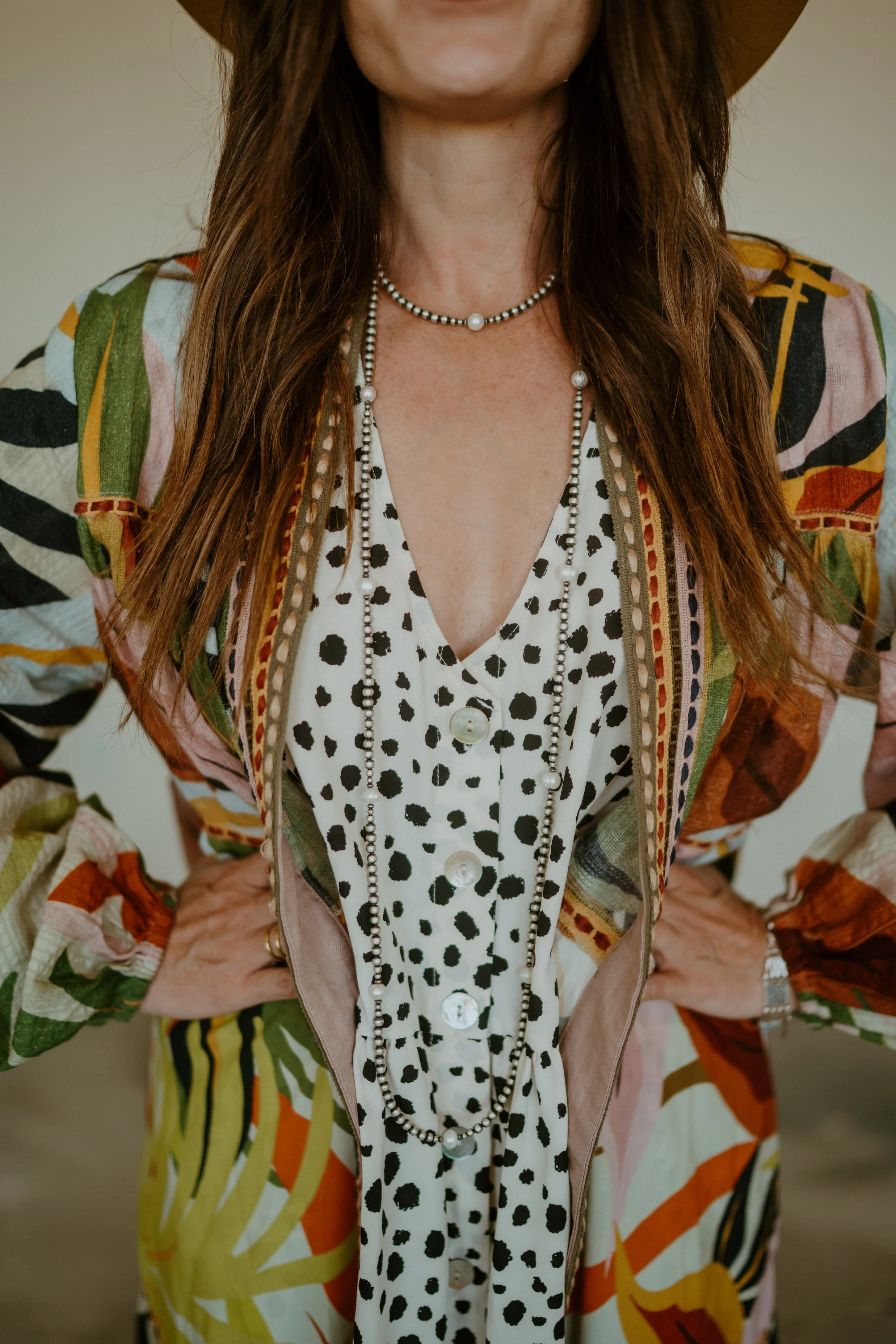 Myla Necklace | Pearls sold by Goldie Lew product image thumbnail 2