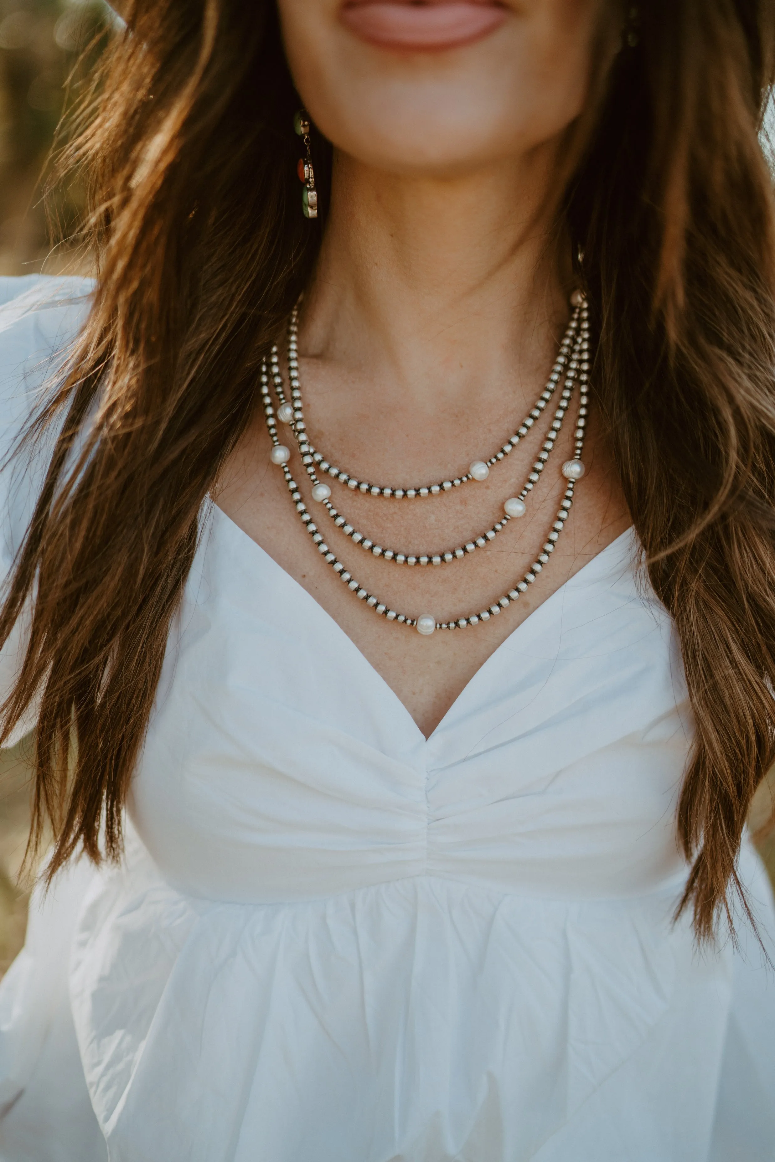 Myla Necklace | Pearls sold by Goldie Lew product image thumbnail 5