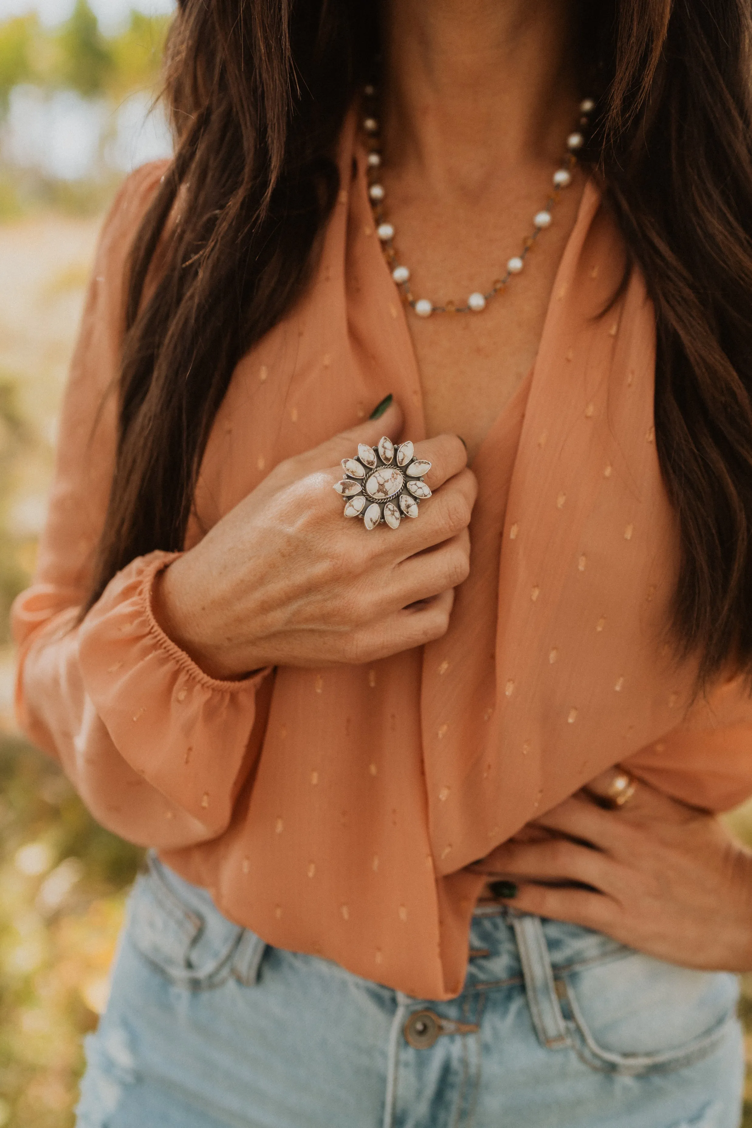 Jensen Ring | Wild Horse Jasper sold by Goldie Lew product image thumbnail 3