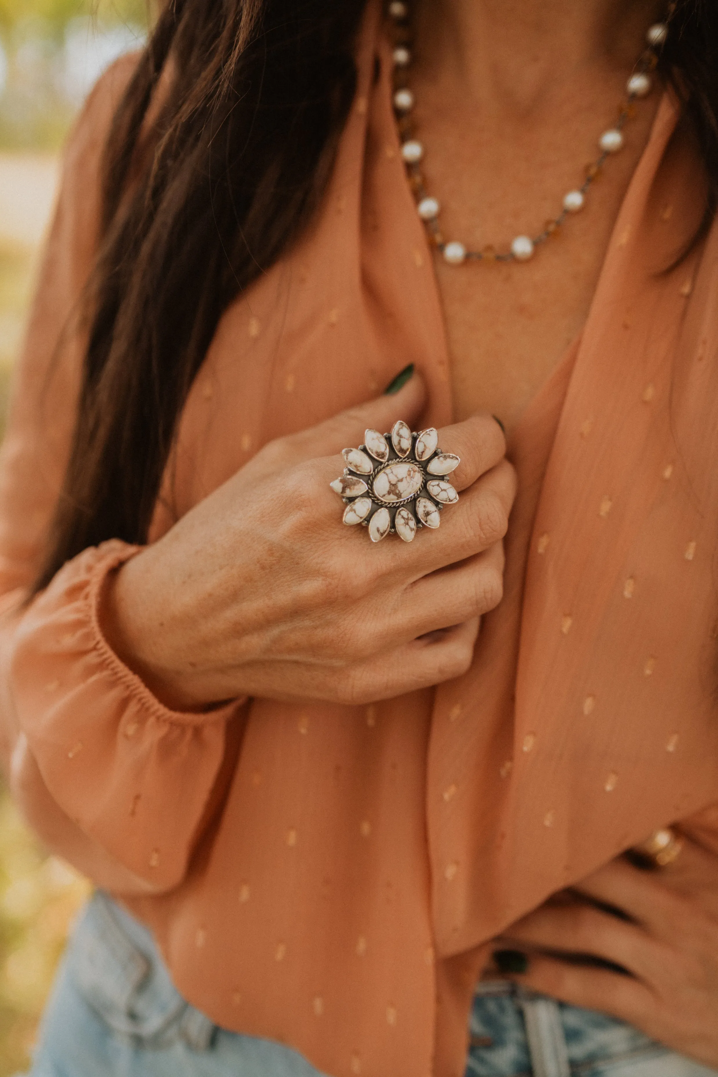 Jensen Ring | Wild Horse Jasper sold by Goldie Lew