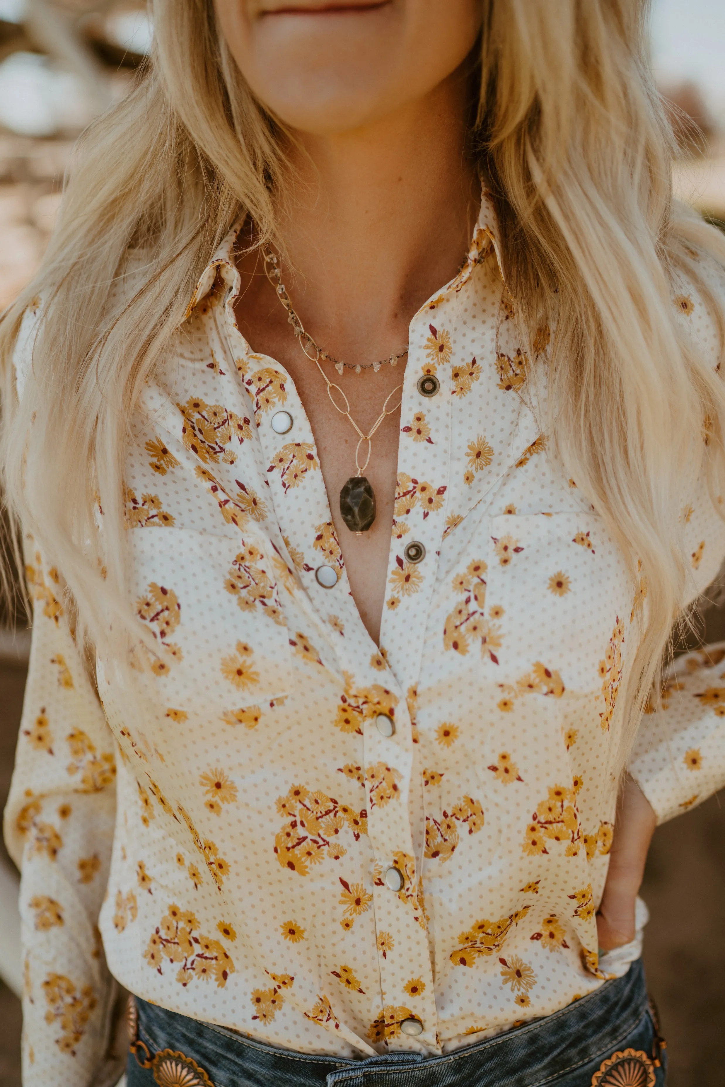 J Necklace Set sold by Goldie Lew product image thumbnail 2