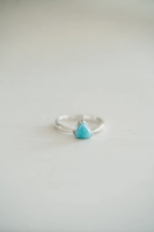 Klarissa Ring | Larimar sold by Goldie Lew