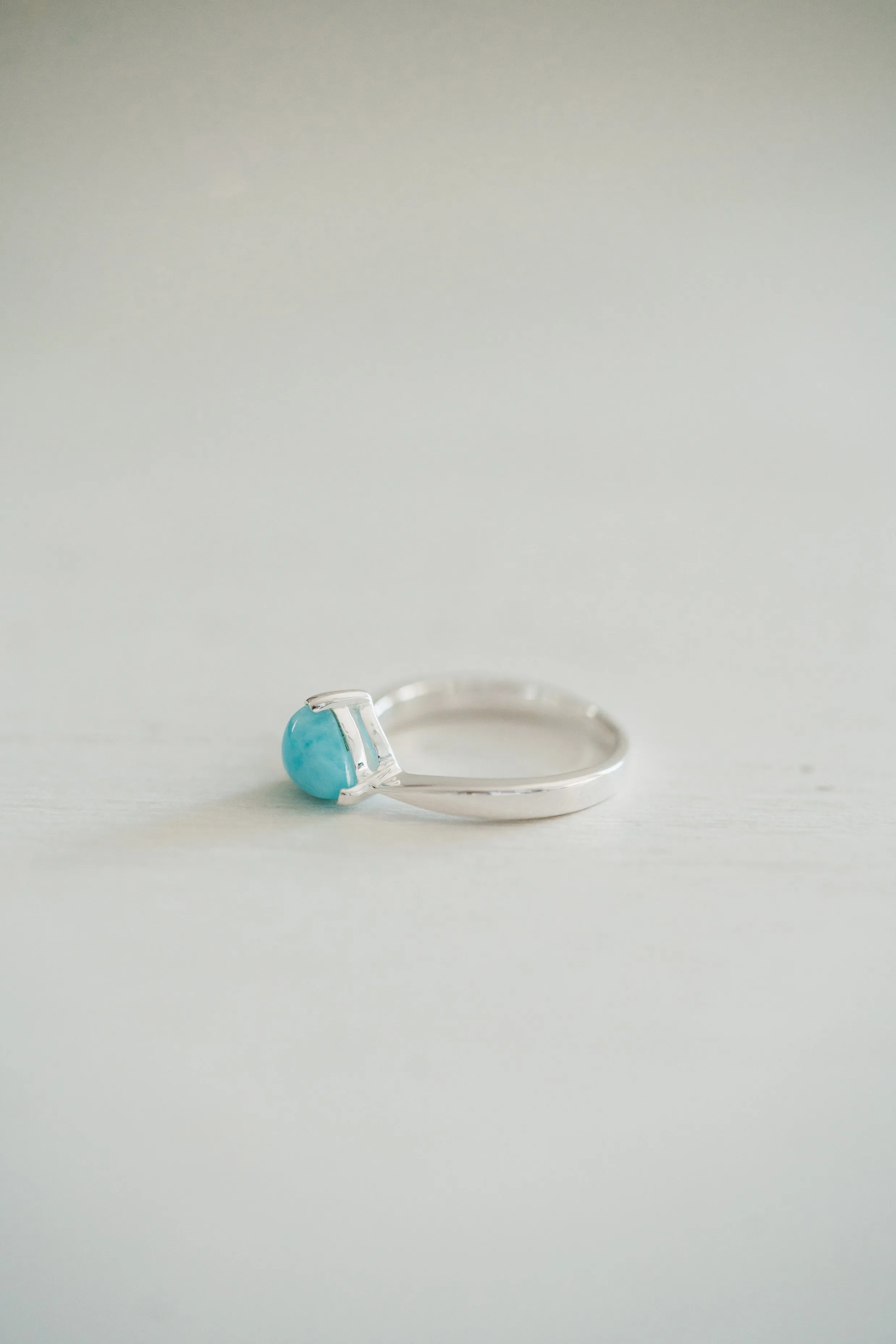 Klarissa Ring | Larimar sold by Goldie Lew product image thumbnail 2