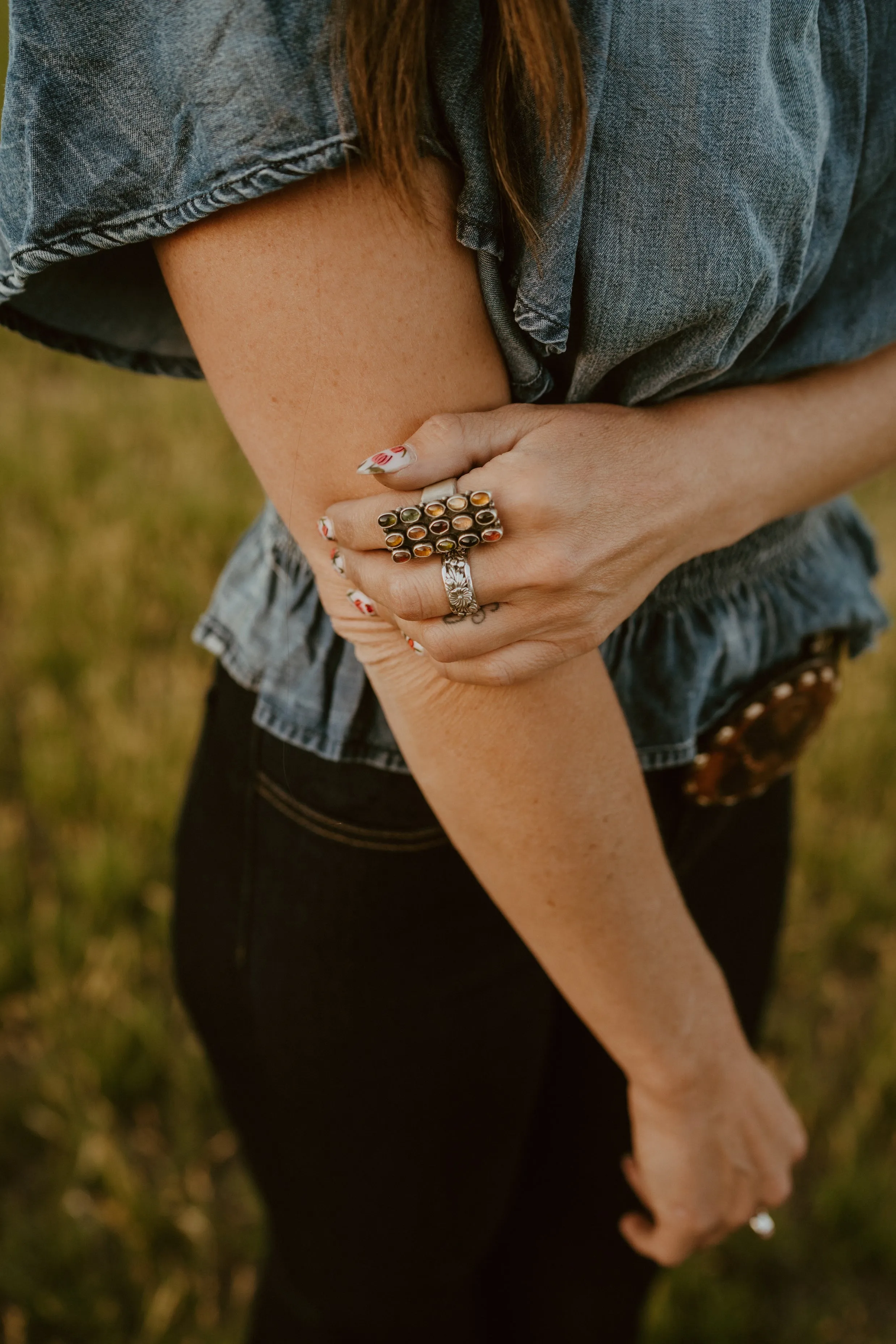 Flora Ring | Silver sold by Goldie Lew product image thumbnail 3