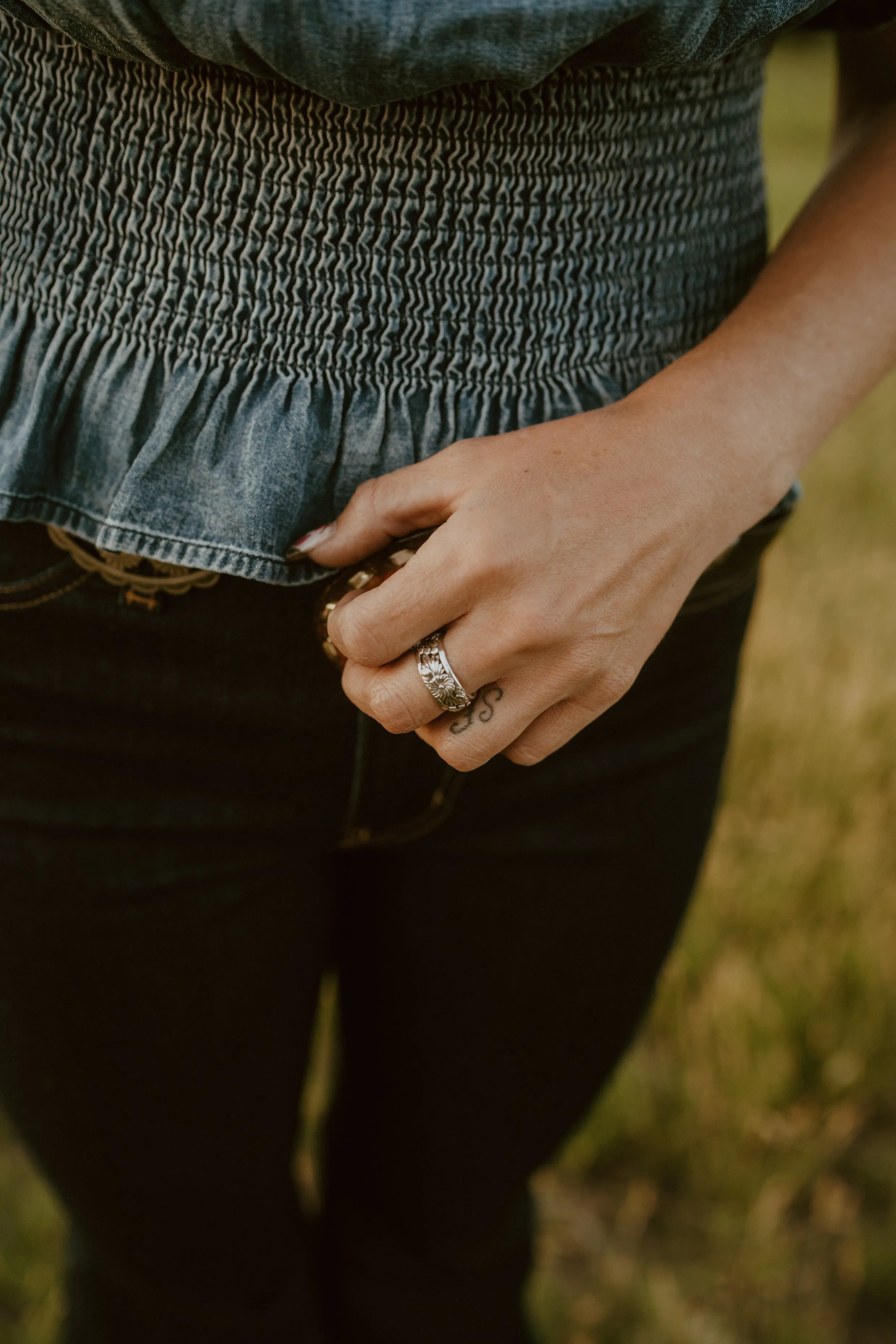 Flora Ring | Silver sold by Goldie Lew product image thumbnail 5
