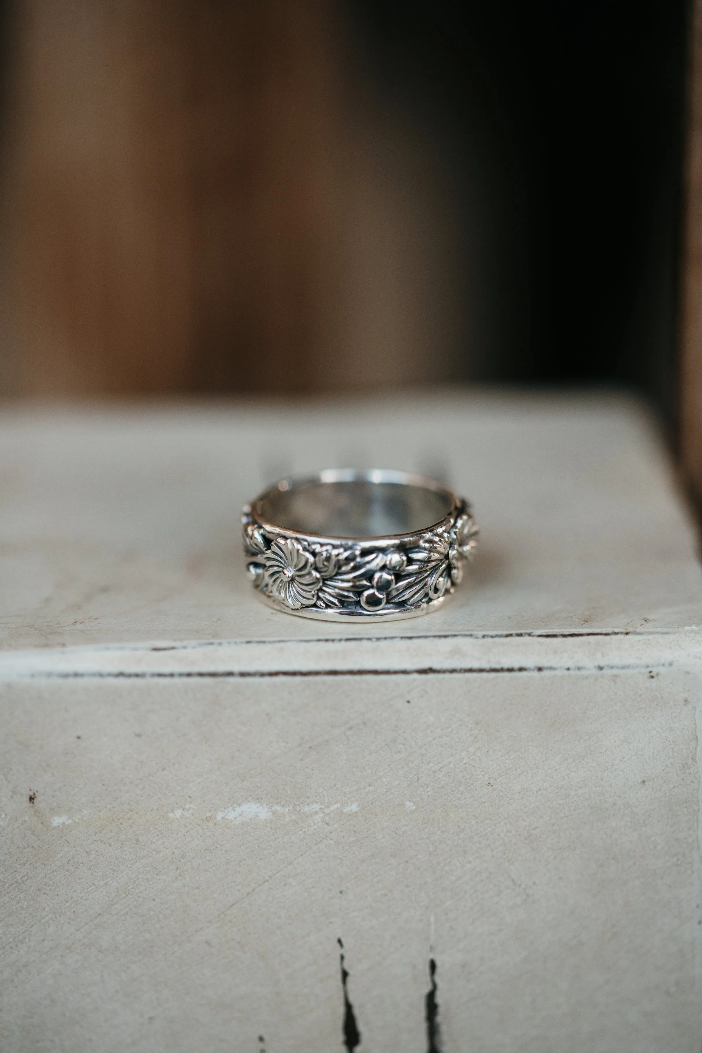 Flora Ring | Silver sold by Goldie Lew