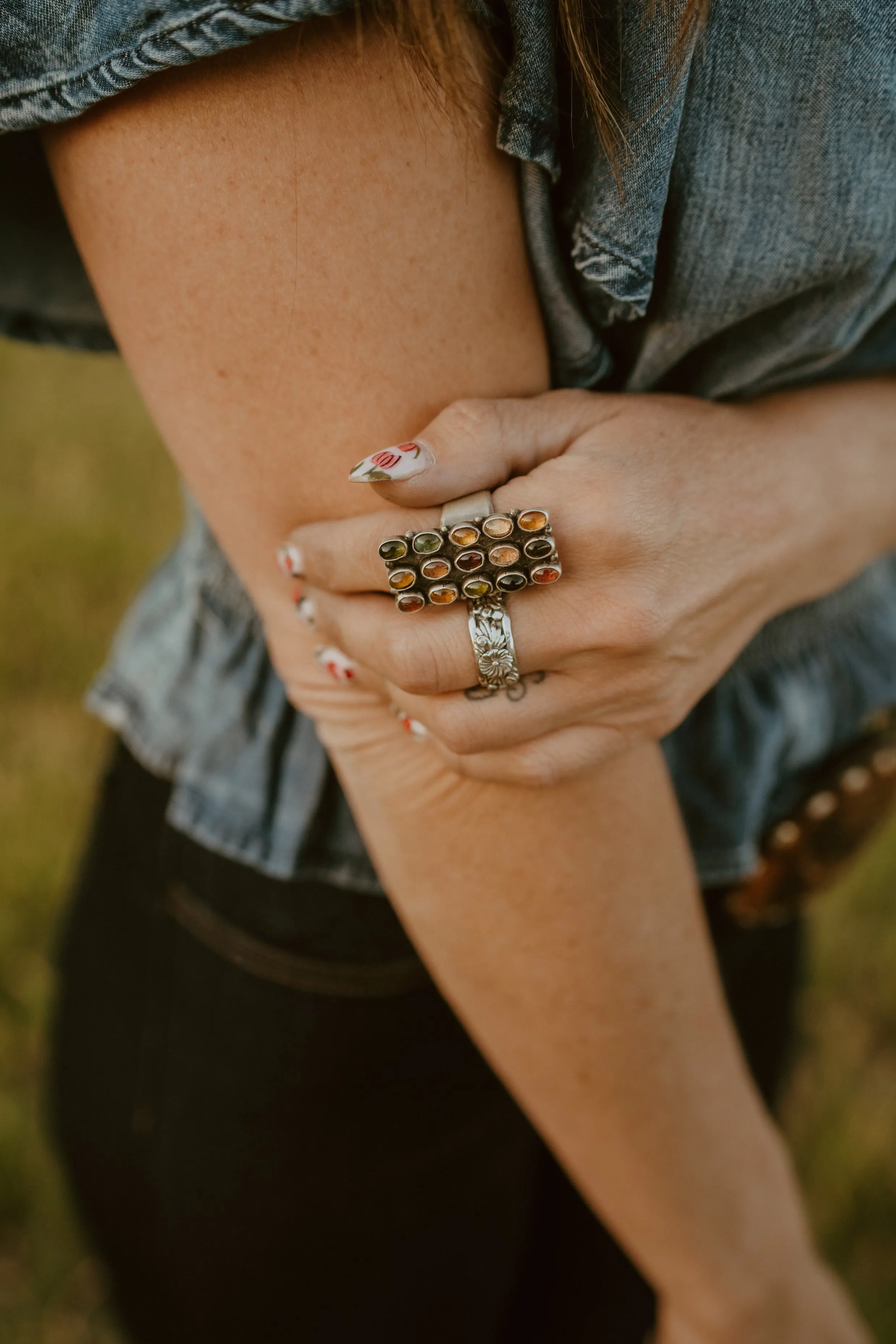 Flora Ring | Silver sold by Goldie Lew product image thumbnail 4