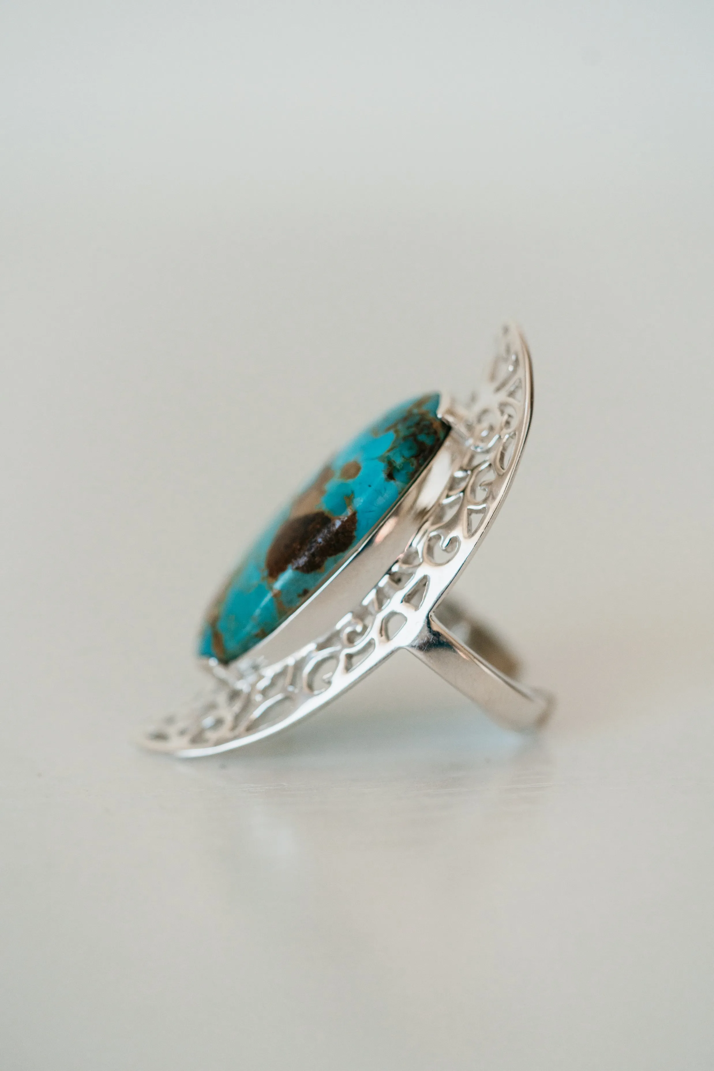 Larson Ring | Turquoise sold by Goldie Lew product image thumbnail 4