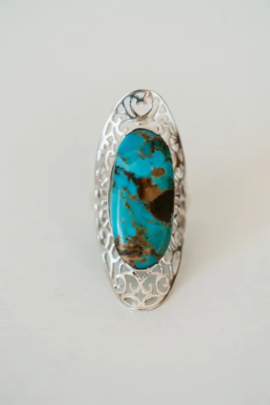 Larson Ring | Turquoise sold by Goldie Lew
