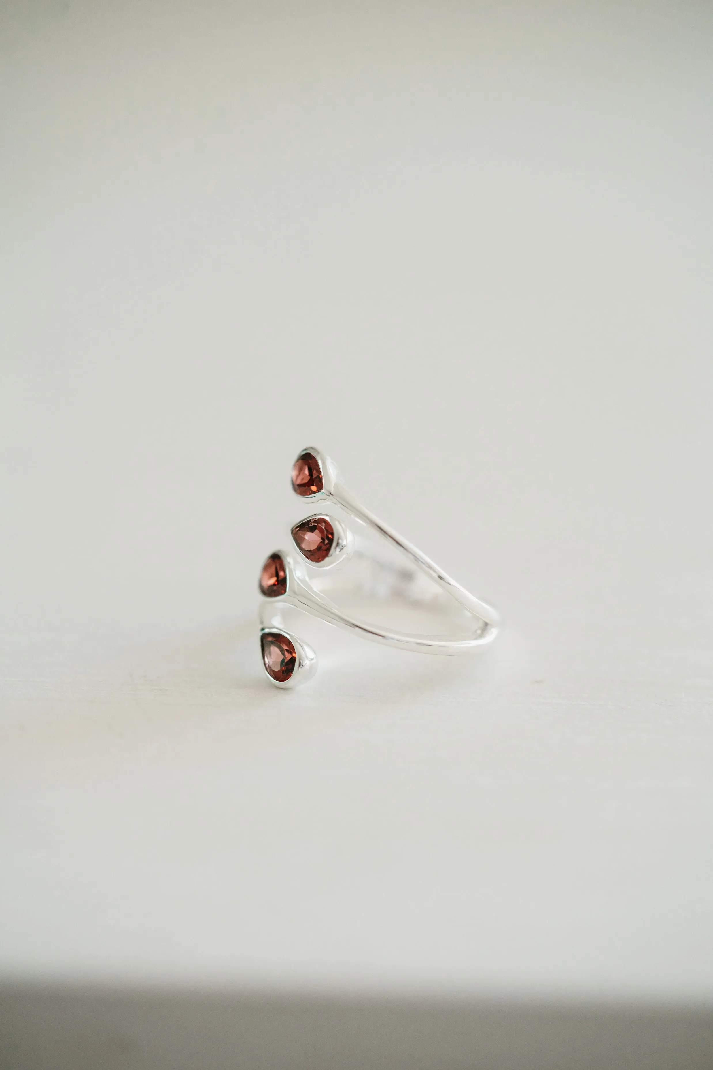 Phillip Ring | Red Garnet sold by Goldie Lew product image thumbnail 2