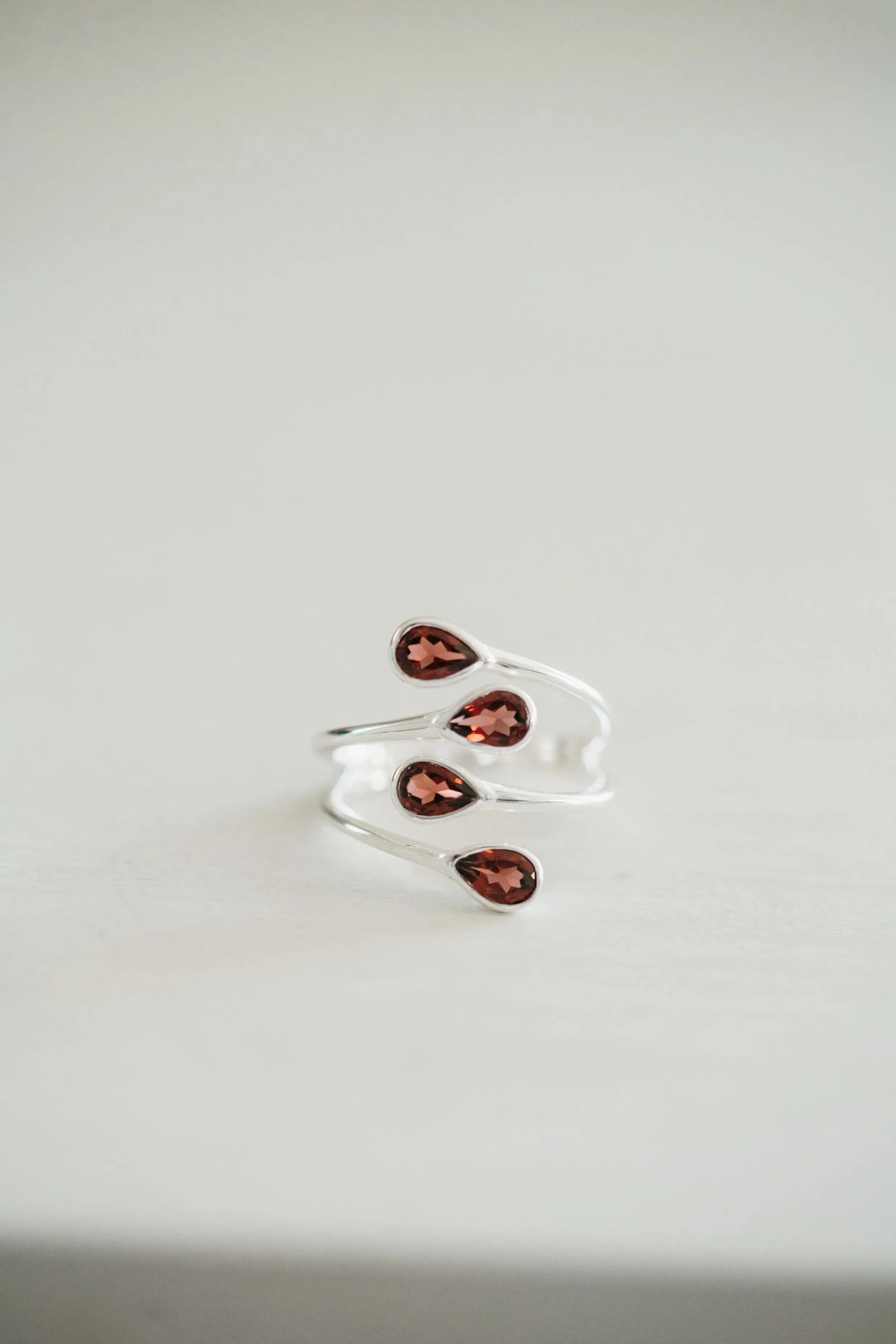 Phillip Ring | Red Garnet sold by Goldie Lew