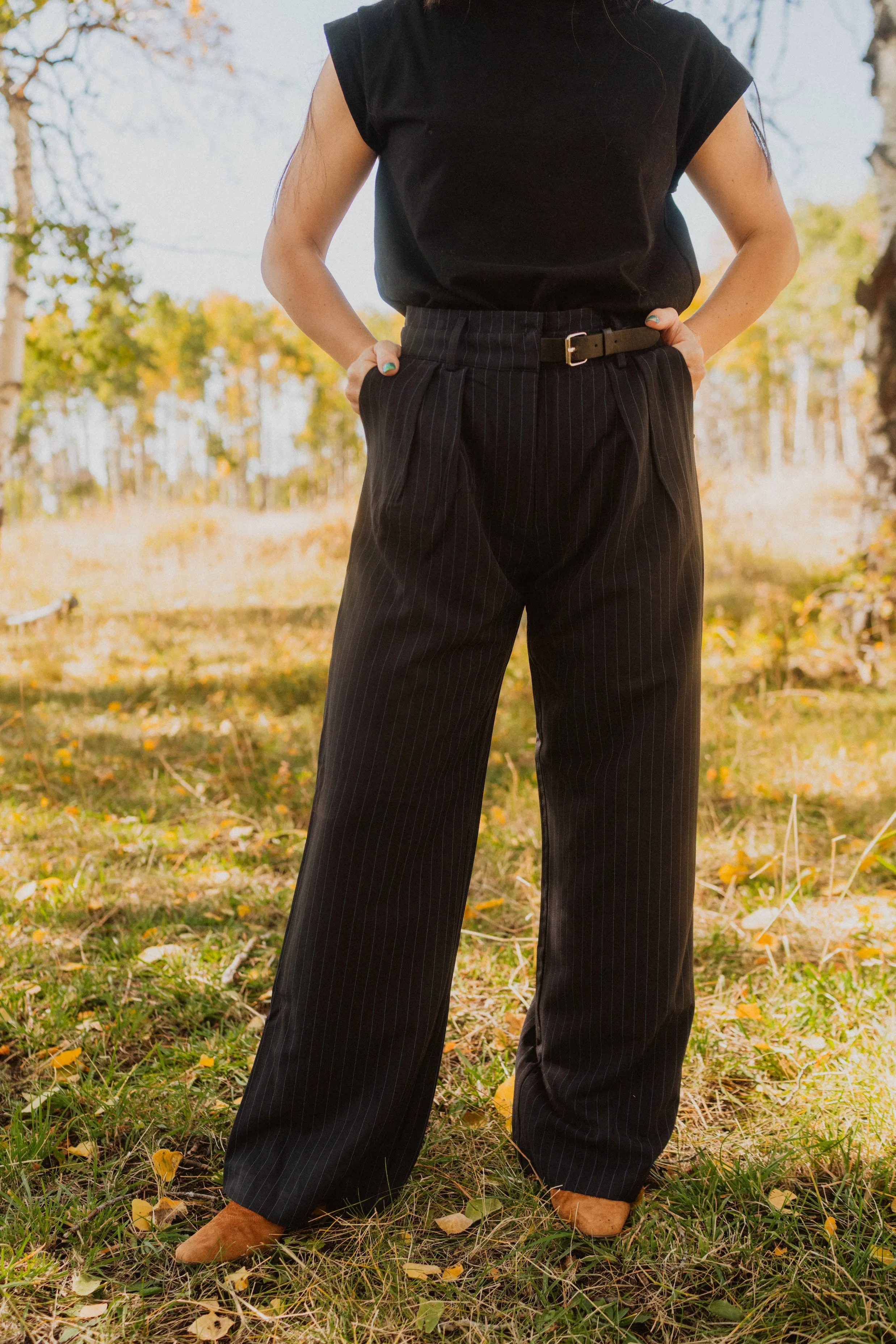 Out Of Office Trousers sold by Goldie Lew