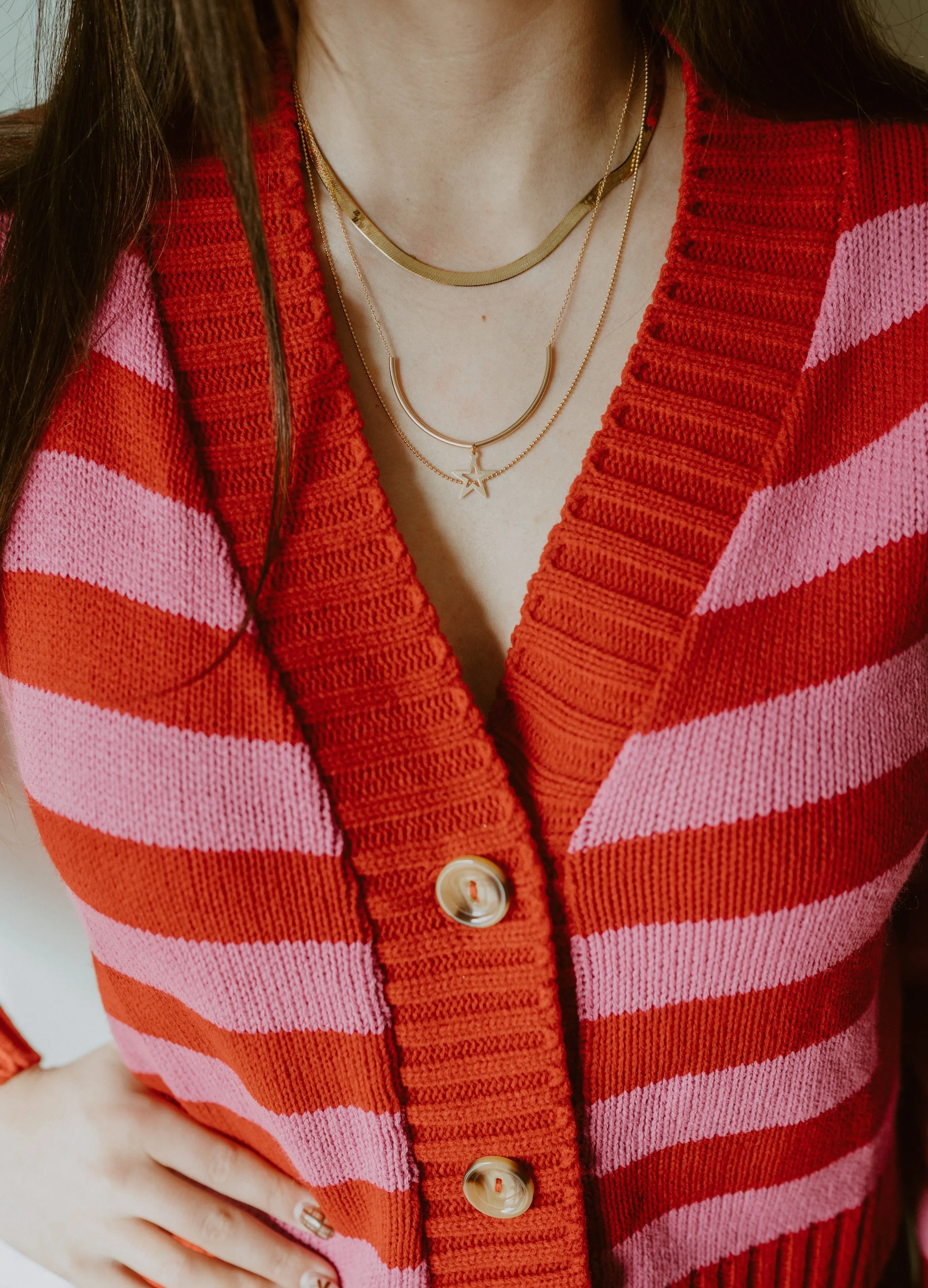 Gold Necklace Set #21 - FINAL SALE sold by Goldie Lew product image thumbnail 2