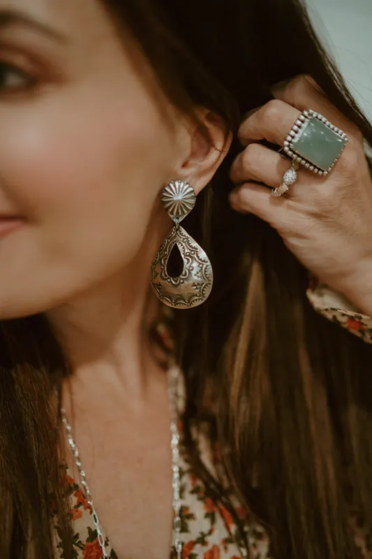 Concho Earrings #32 sold by Goldie Lew