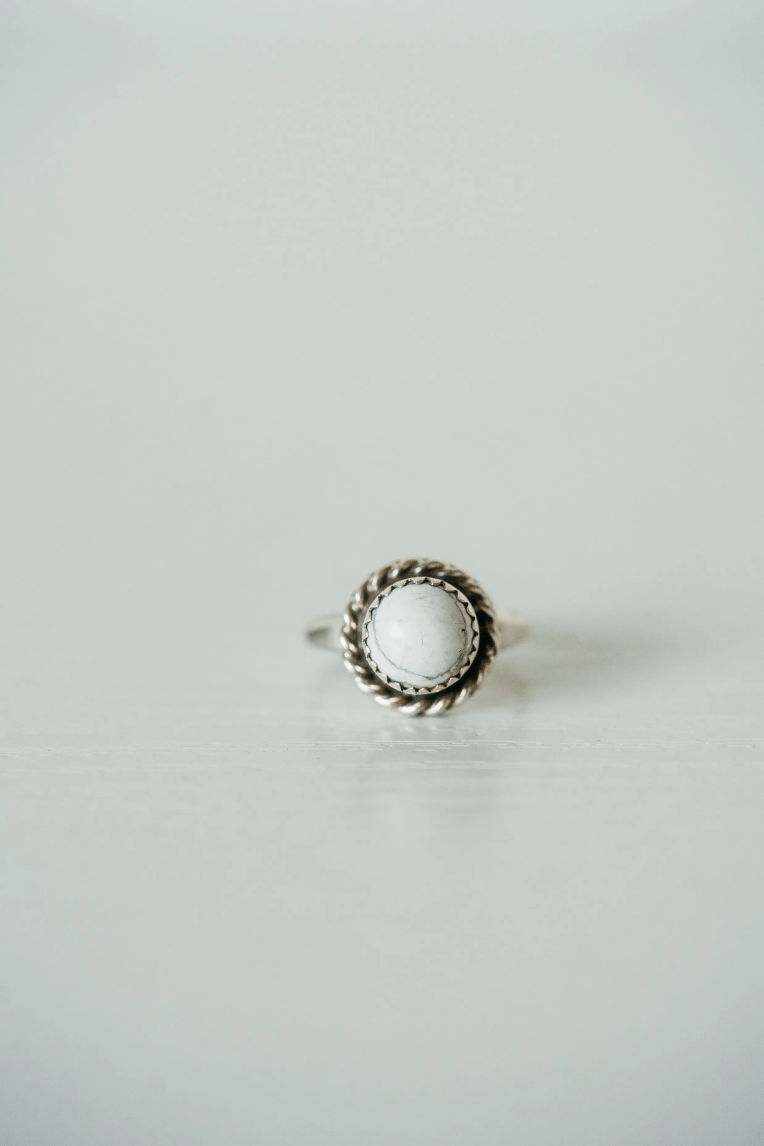 Becca Ring | Howlite sold by Goldie Lew