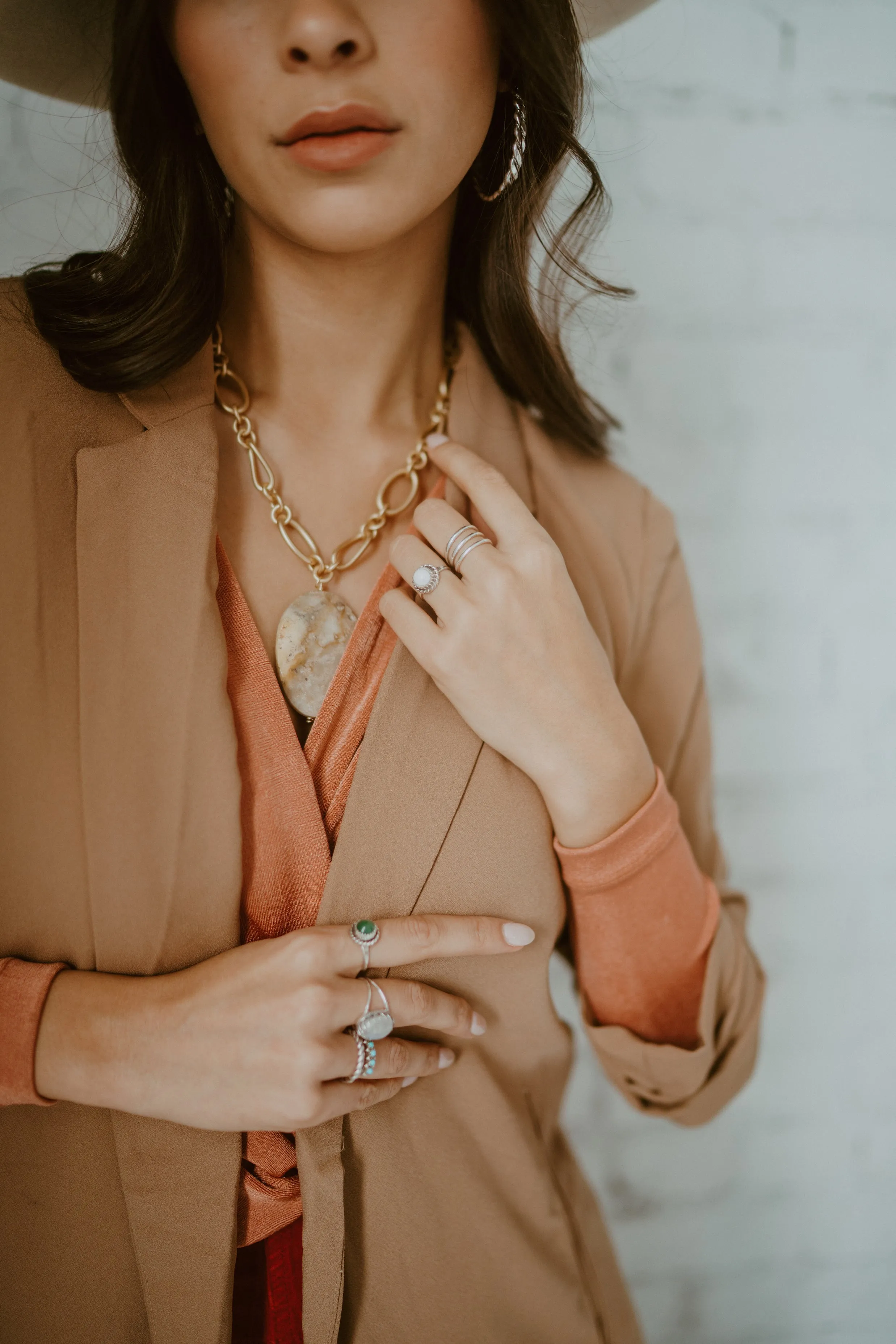 Becca Ring | Howlite sold by Goldie Lew product image thumbnail 4