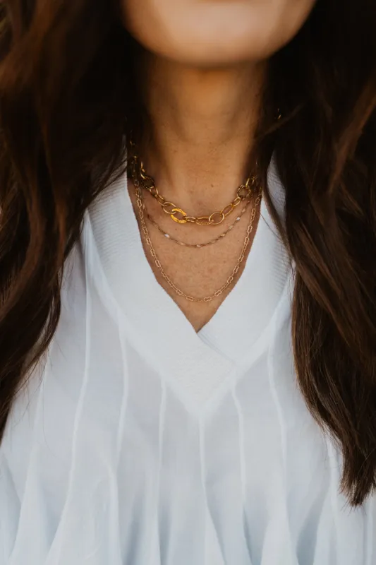 Rose Gold Dreamin' Necklace Set - FINAL SALE sold by Goldie Lew